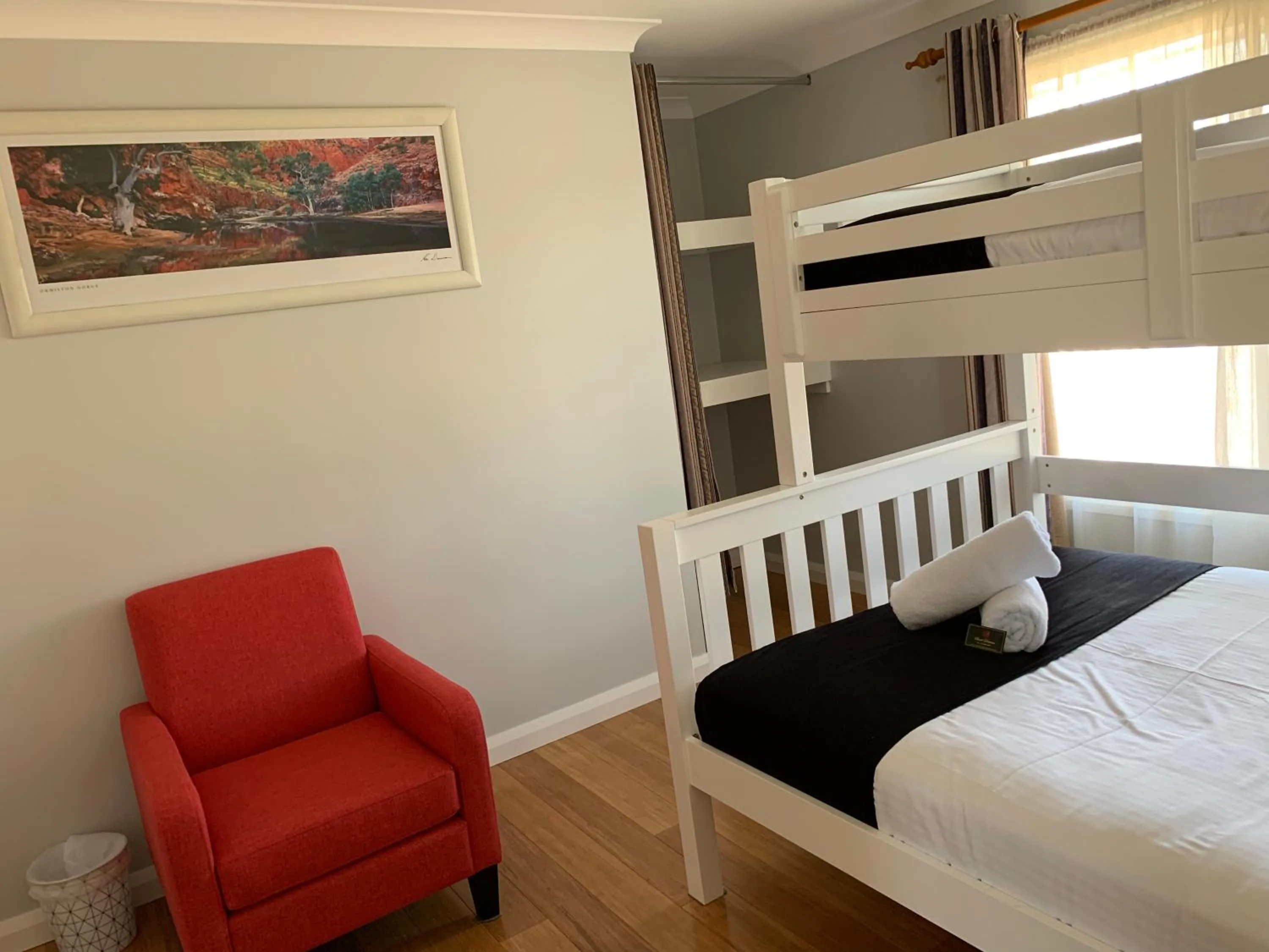 Bed in Branxton House Motel