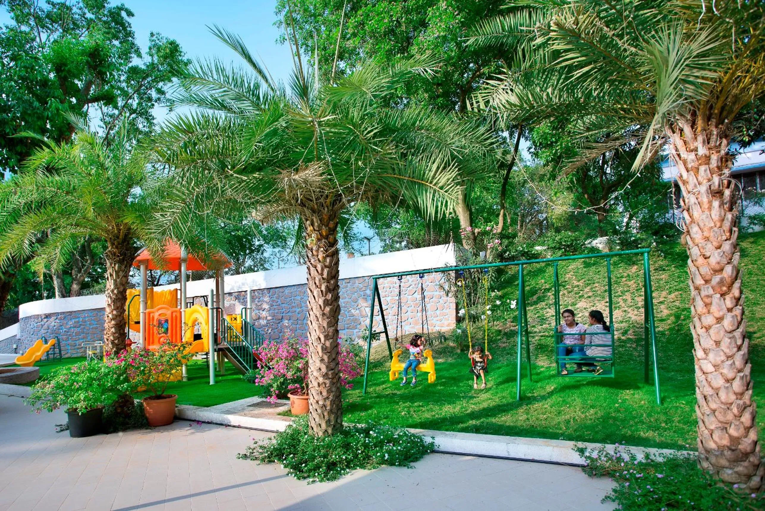 Children play ground in Villa San Lawrenz