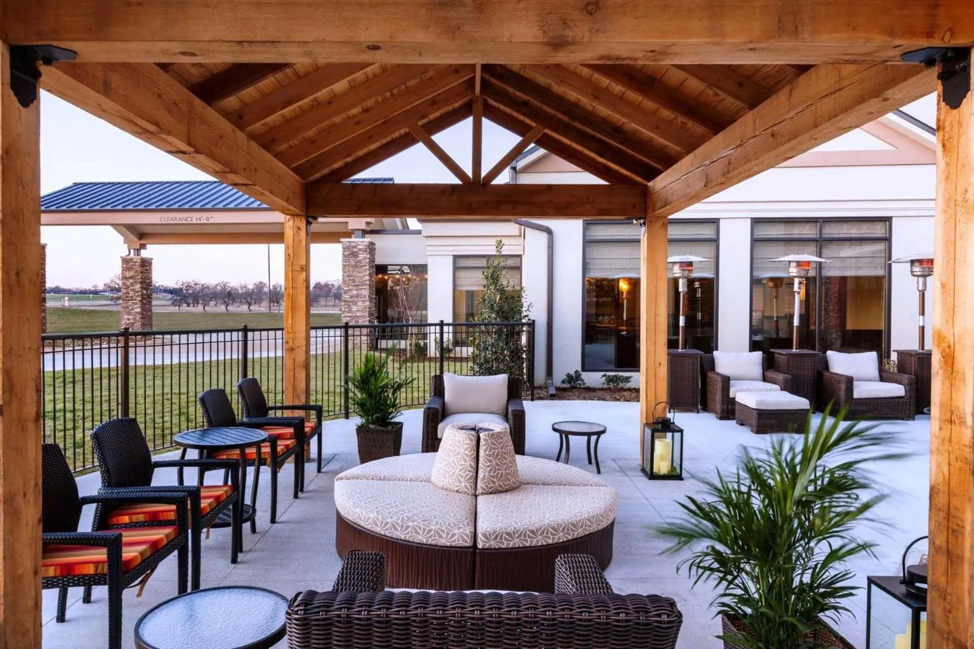 Patio in Hilton Garden Inn Denison/Sherman/At Texoma Event Center