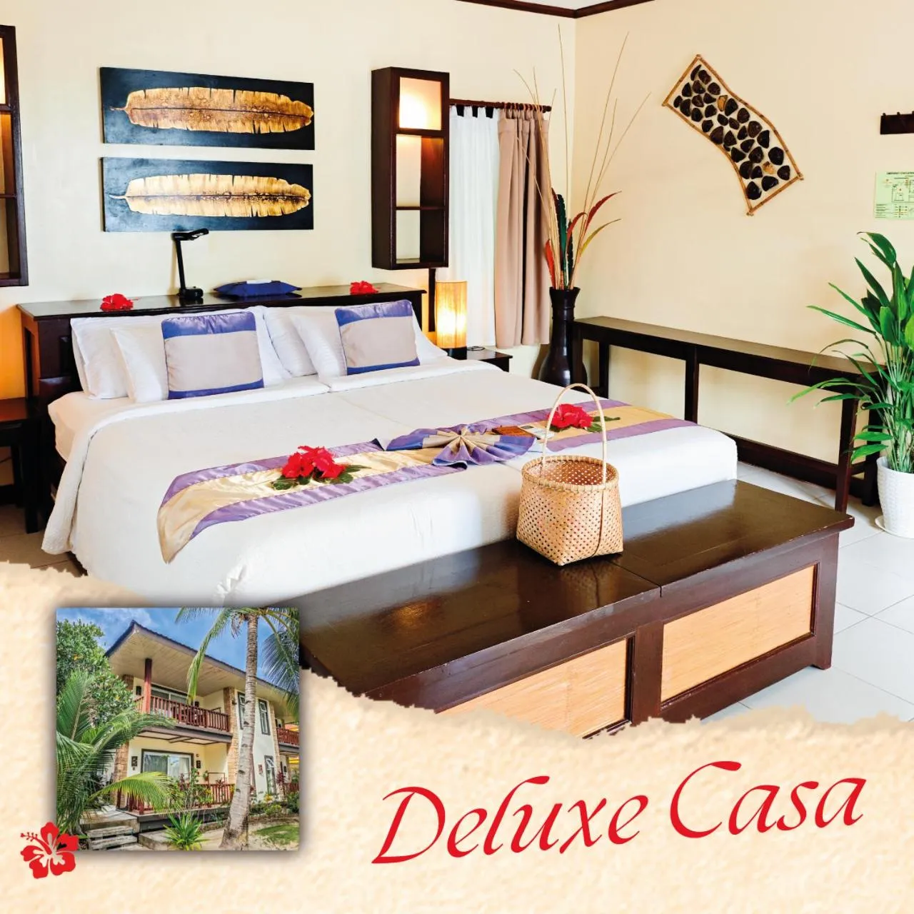 Bed in EL RIO Y MAR RESORT