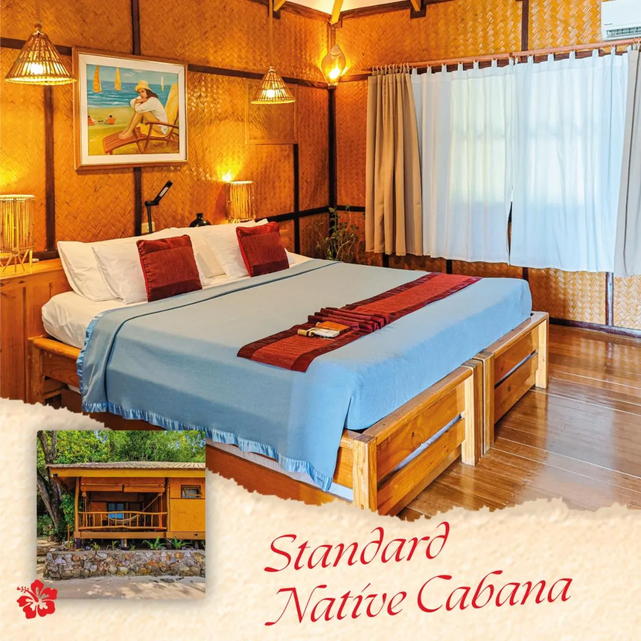 Bed in EL RIO Y MAR RESORT