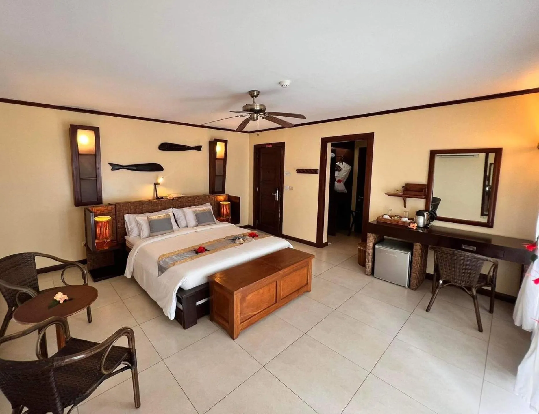 Bedroom, Bed in EL RIO Y MAR RESORT