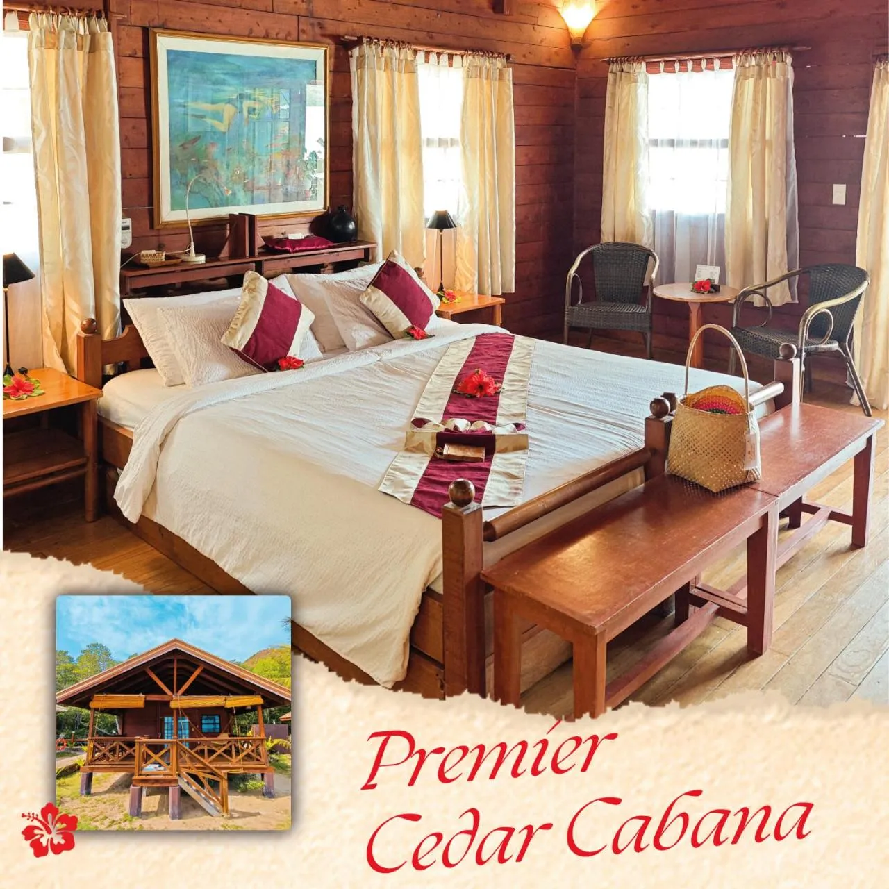 Bed in EL RIO Y MAR RESORT