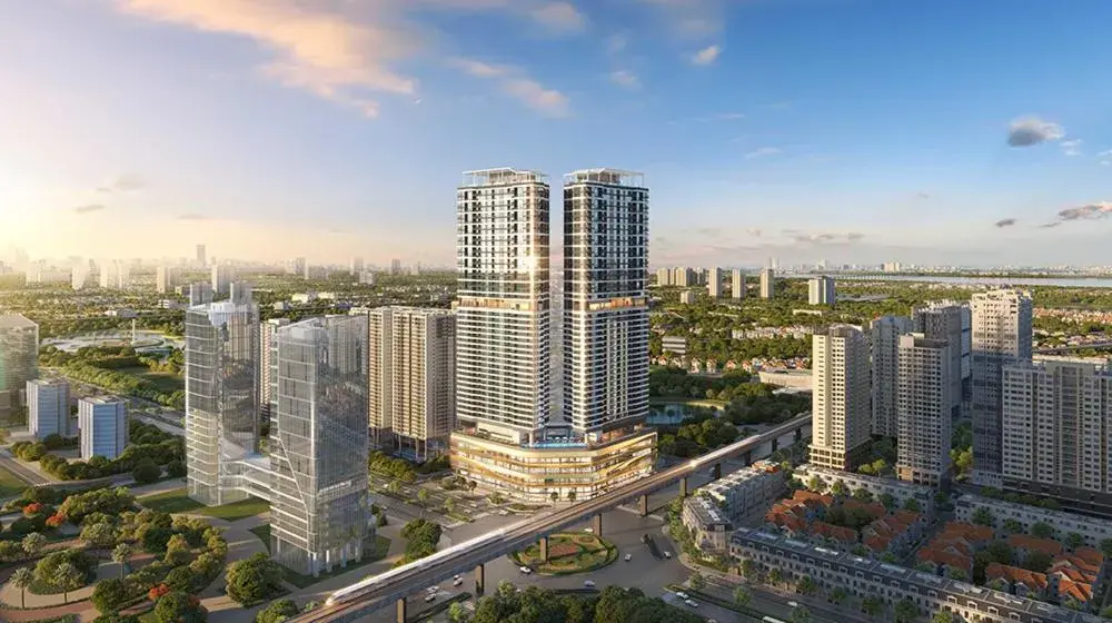 Property building in Apartments in Han Jardin Building next West Lake Property building in Apartments in Han Jardin Building next West Lake