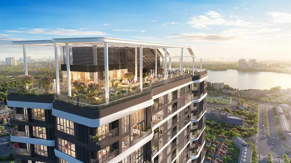 Property building in Apartments in Han Jardin Building next West Lake Property building in Apartments in Han Jardin Building next West Lake