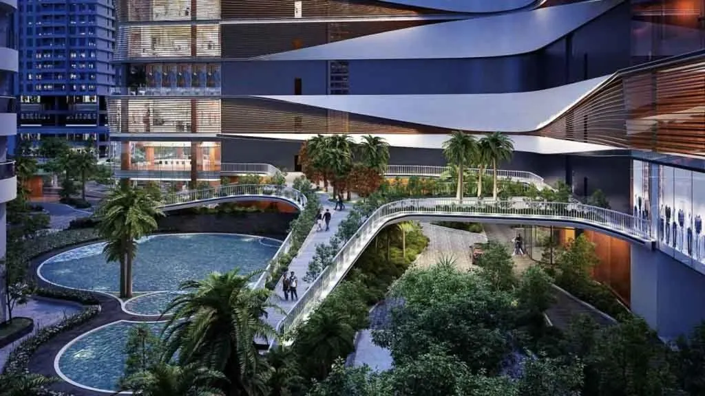 Area and facilities in Apartments in Han Jardin Building next West Lake