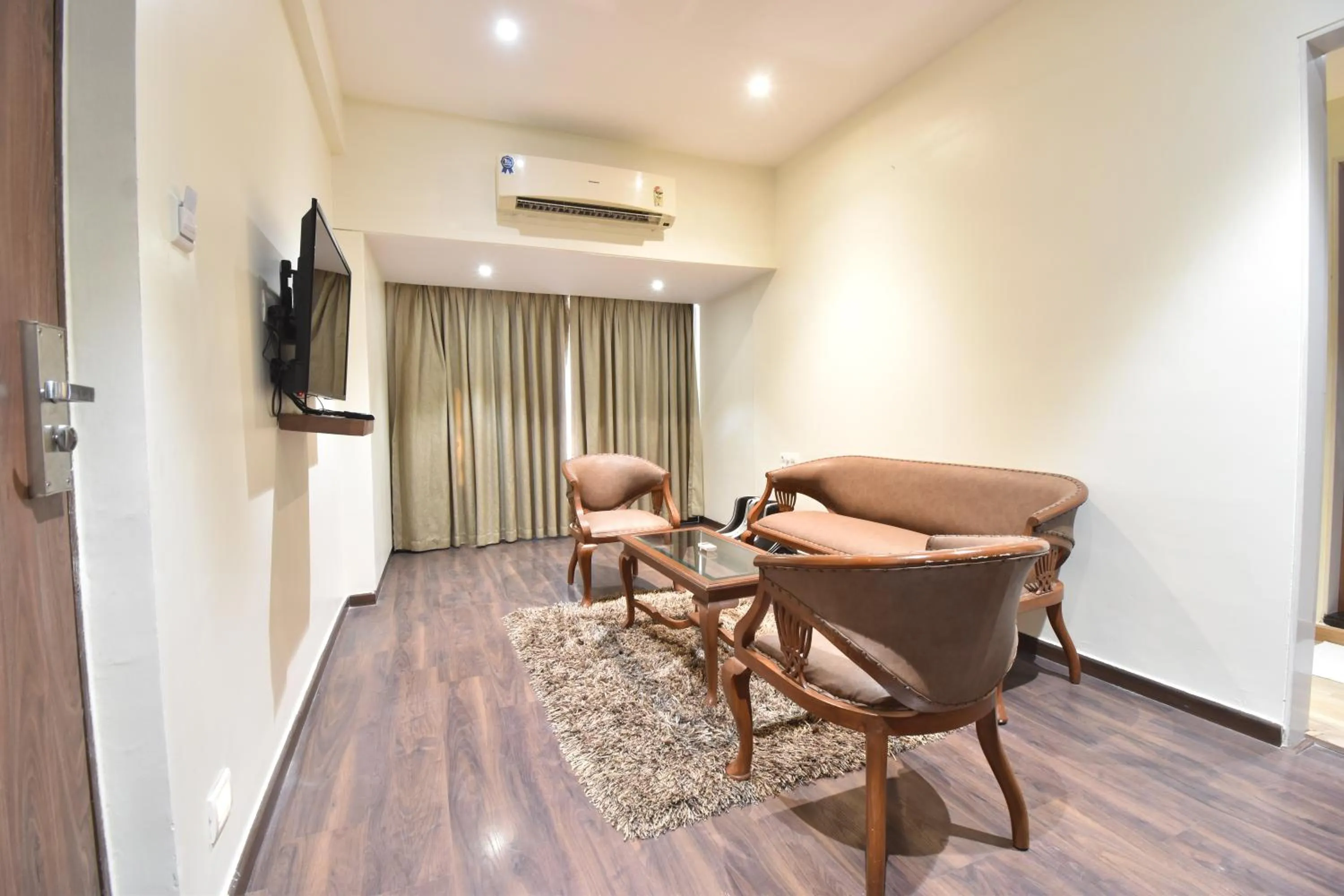 Seating area in The Aarya A Smart Business Hotel