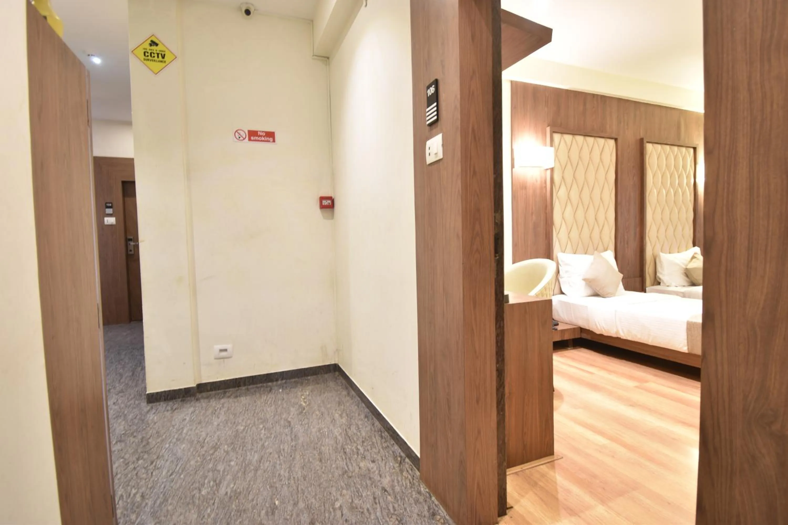 Bedroom, Bed in The Aarya A Smart Business Hotel