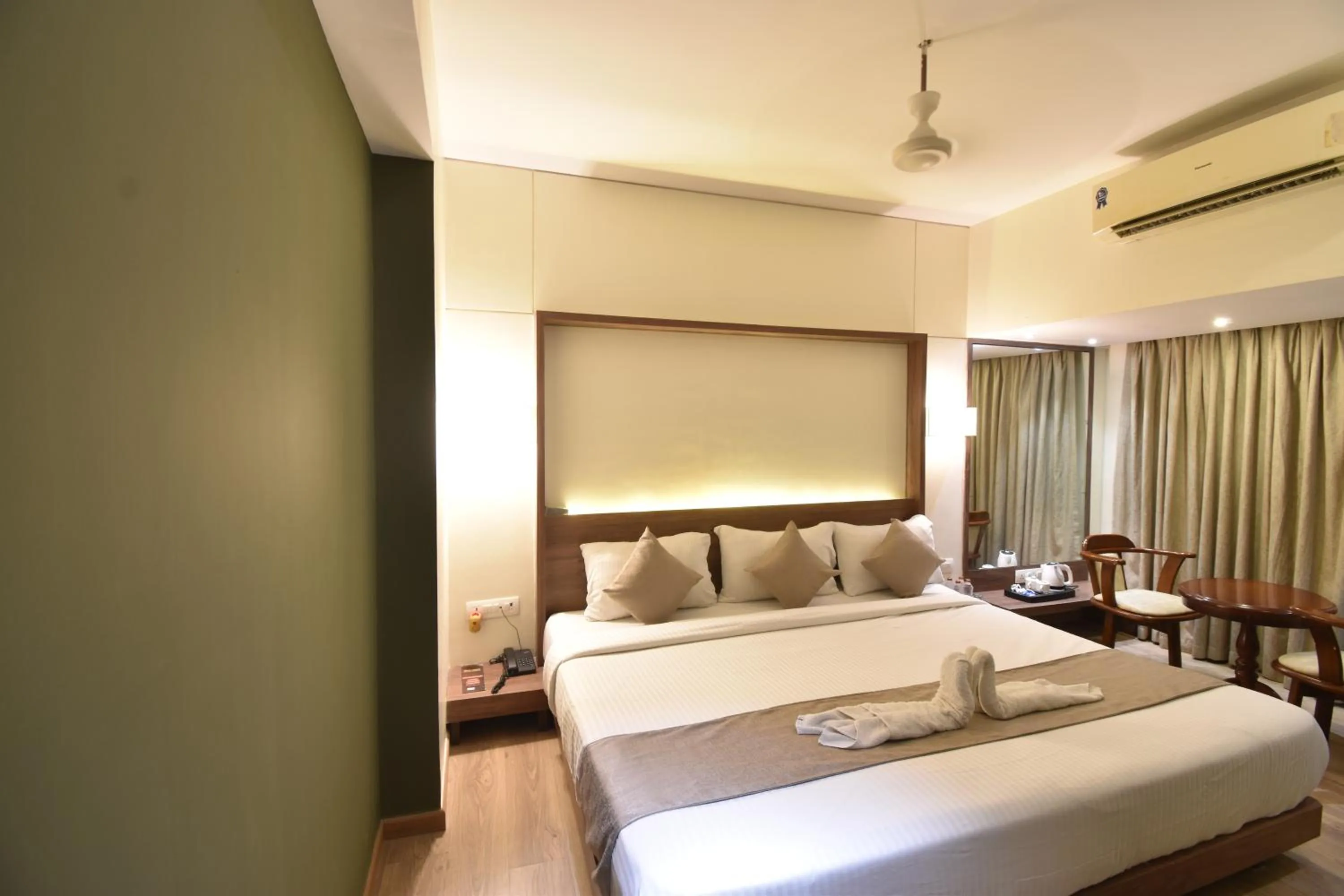 Photo of the whole room, Bed in The Aarya A Smart Business Hotel