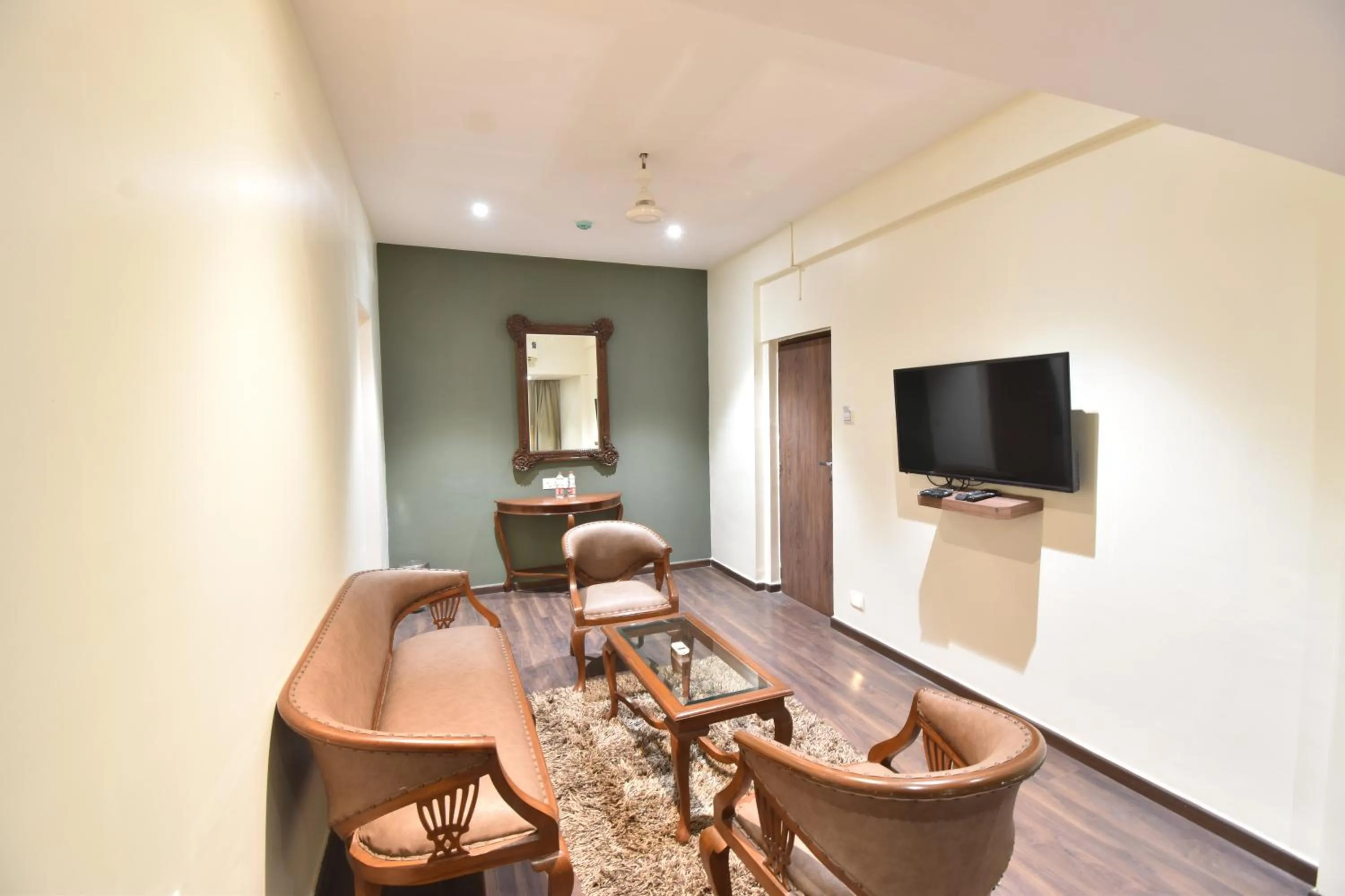 Seating area in The Aarya A Smart Business Hotel