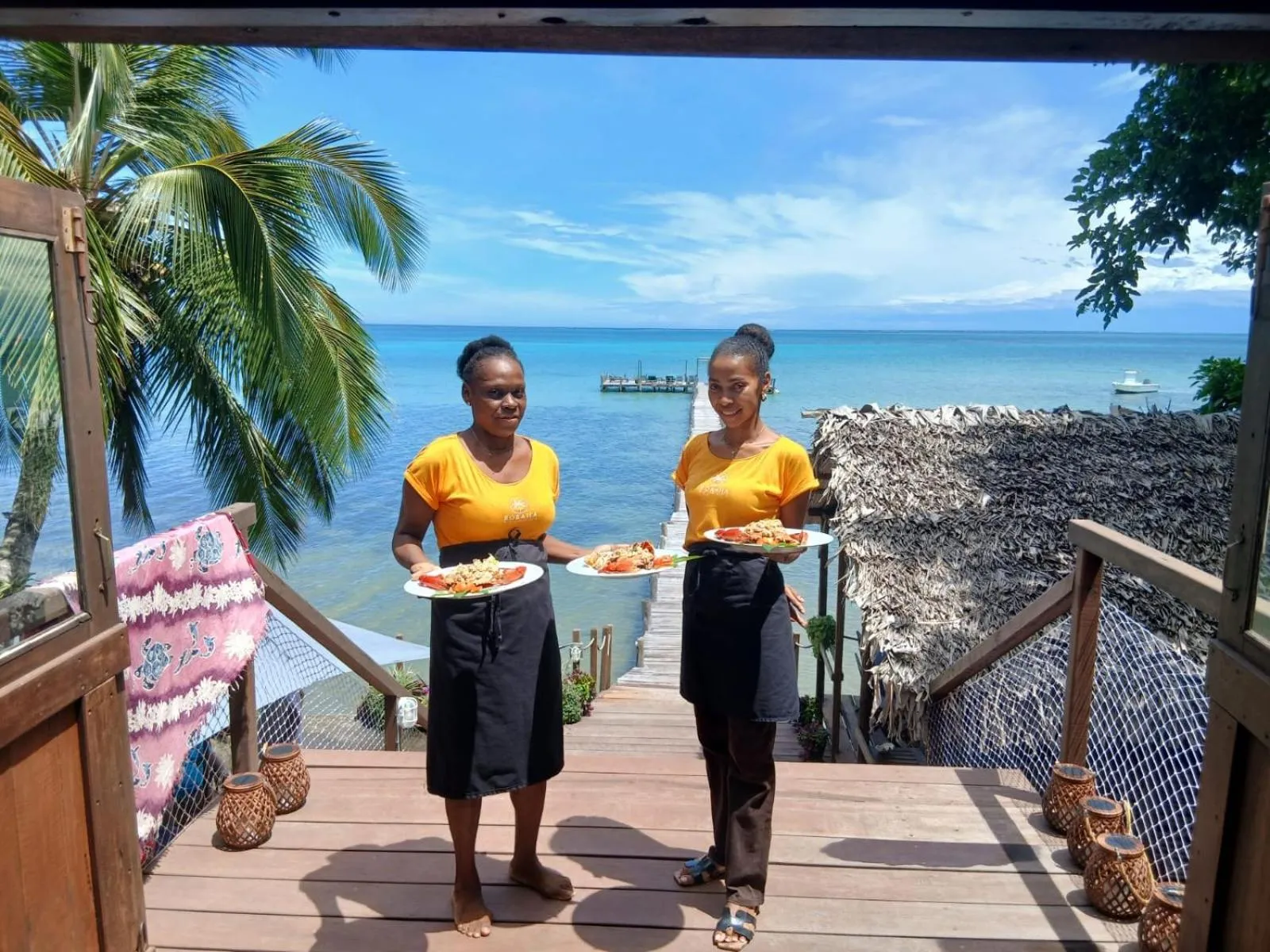 Restaurant/places to eat in Boraha Village Ecolodge