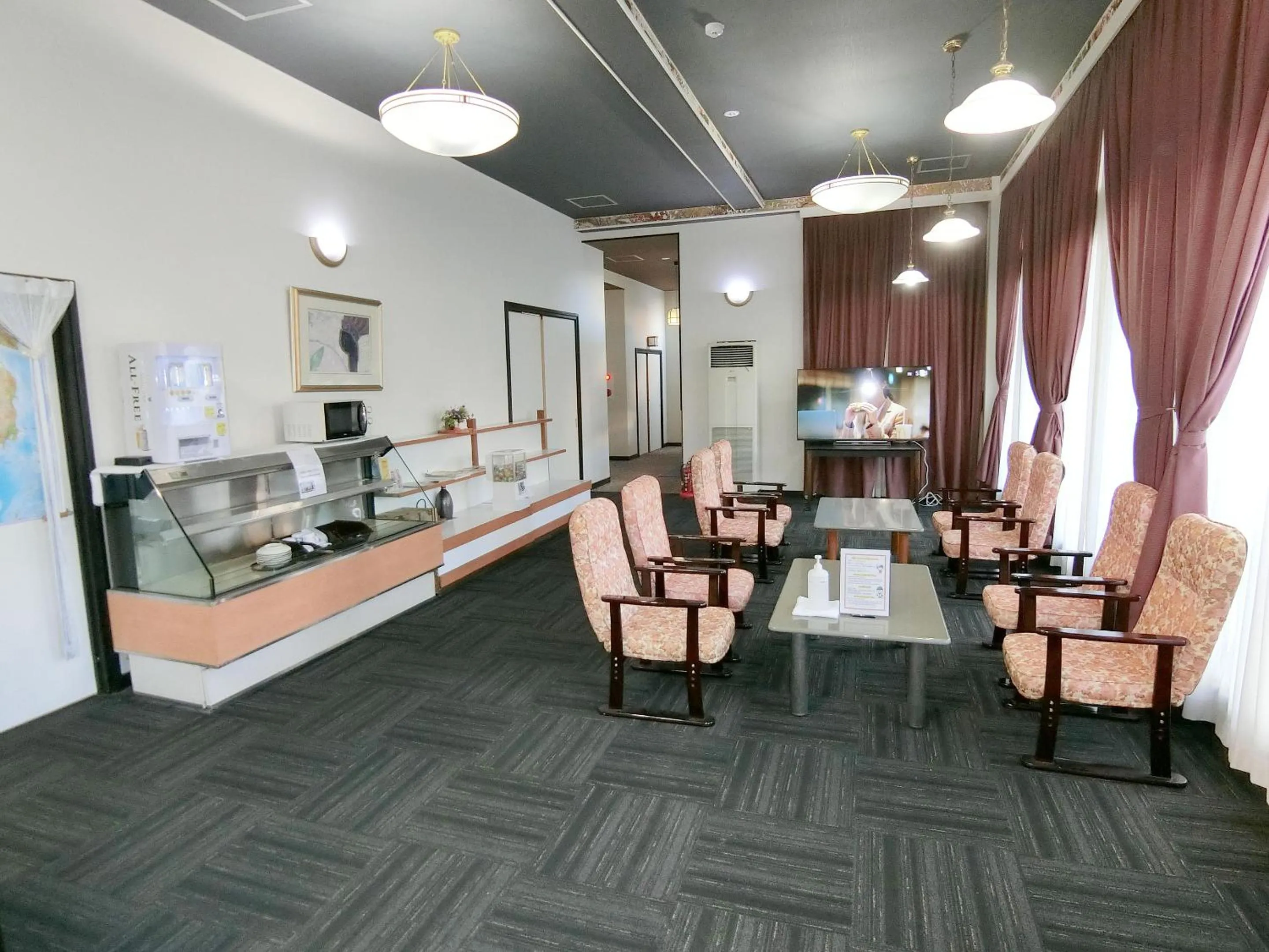 Lobby or reception in Yurakuan Miyazaki