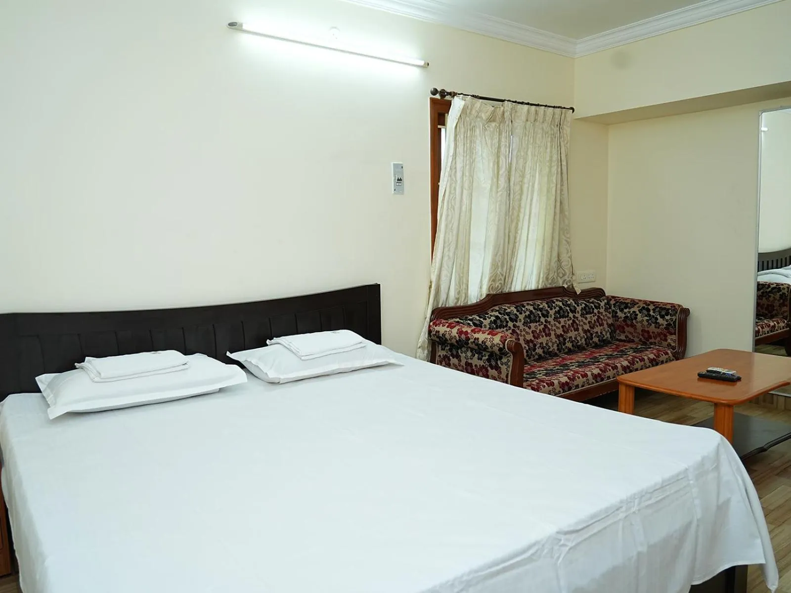 Bed in Virsaa Holiday Home