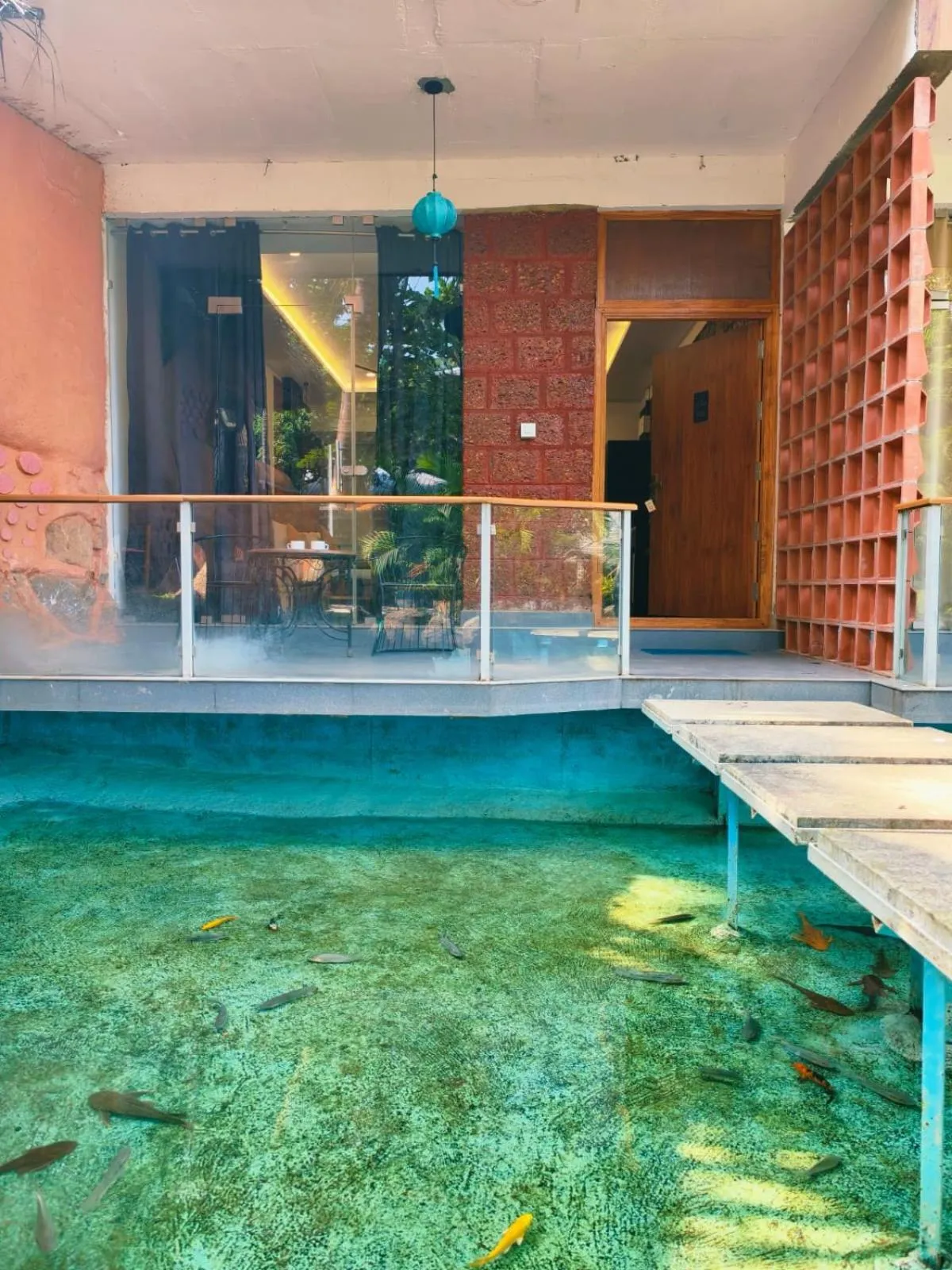 Pool view in Udaya Resort