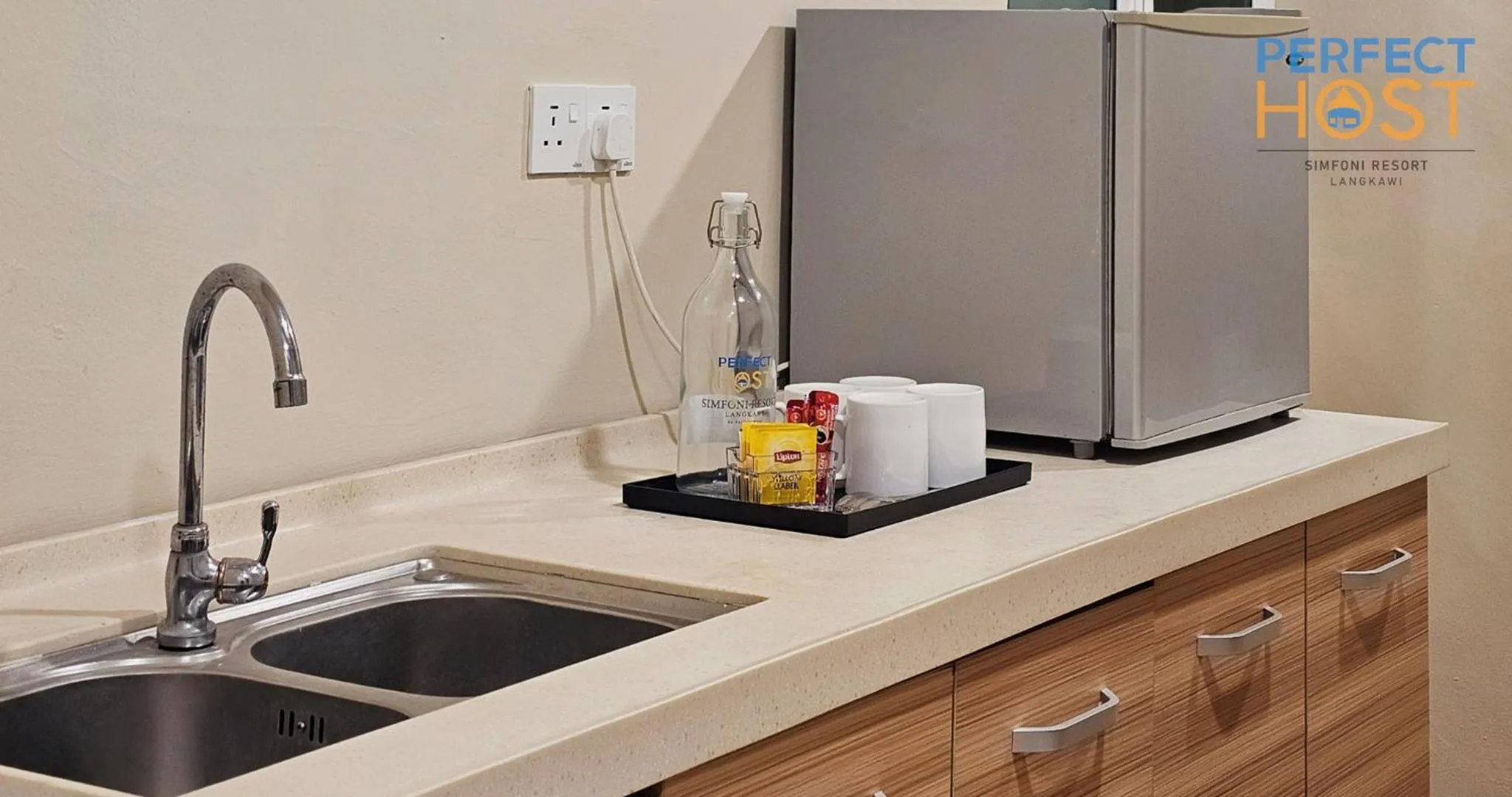 Kitchen or kitchenette in Simfoni Resort Langkawi by Perfect Host