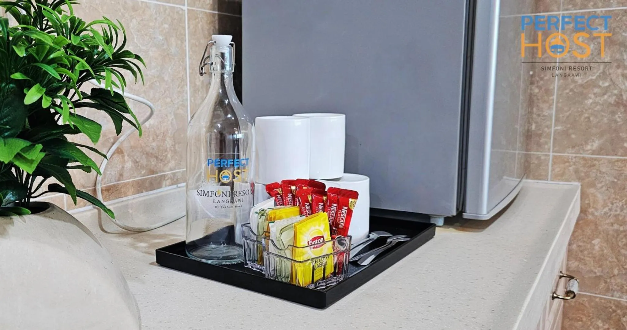 Kitchen or kitchenette in Simfoni Resort Langkawi by Perfect Host