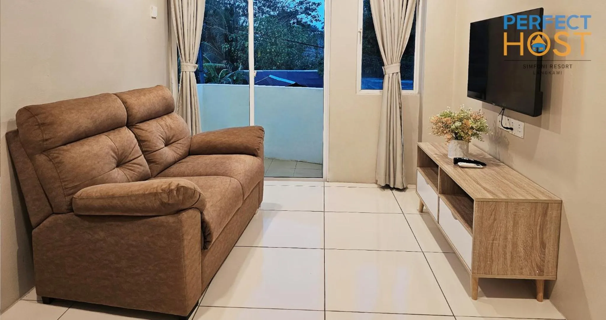 Living room in Simfoni Resort Langkawi by Perfect Host