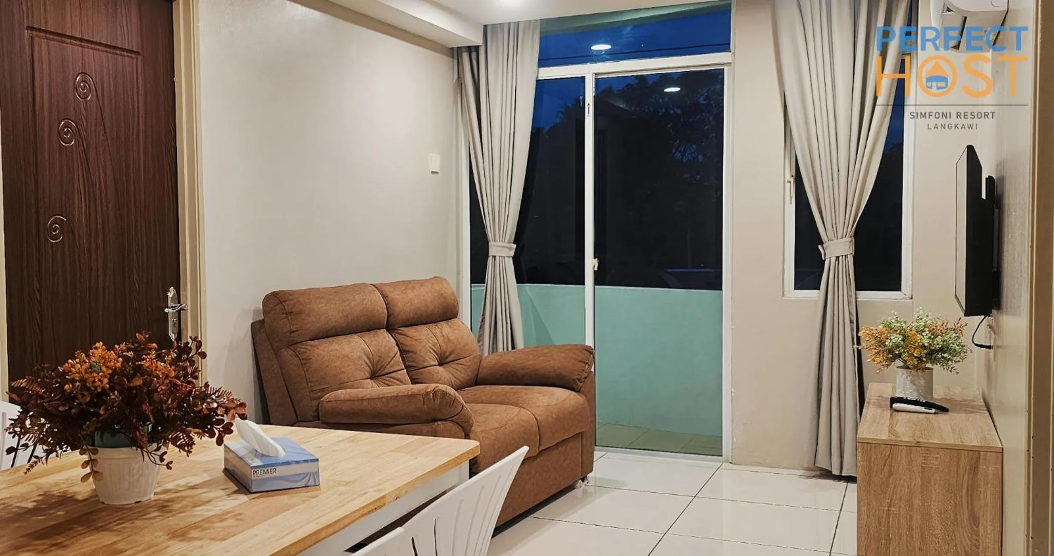 Living room in Simfoni Resort Langkawi by Perfect Host