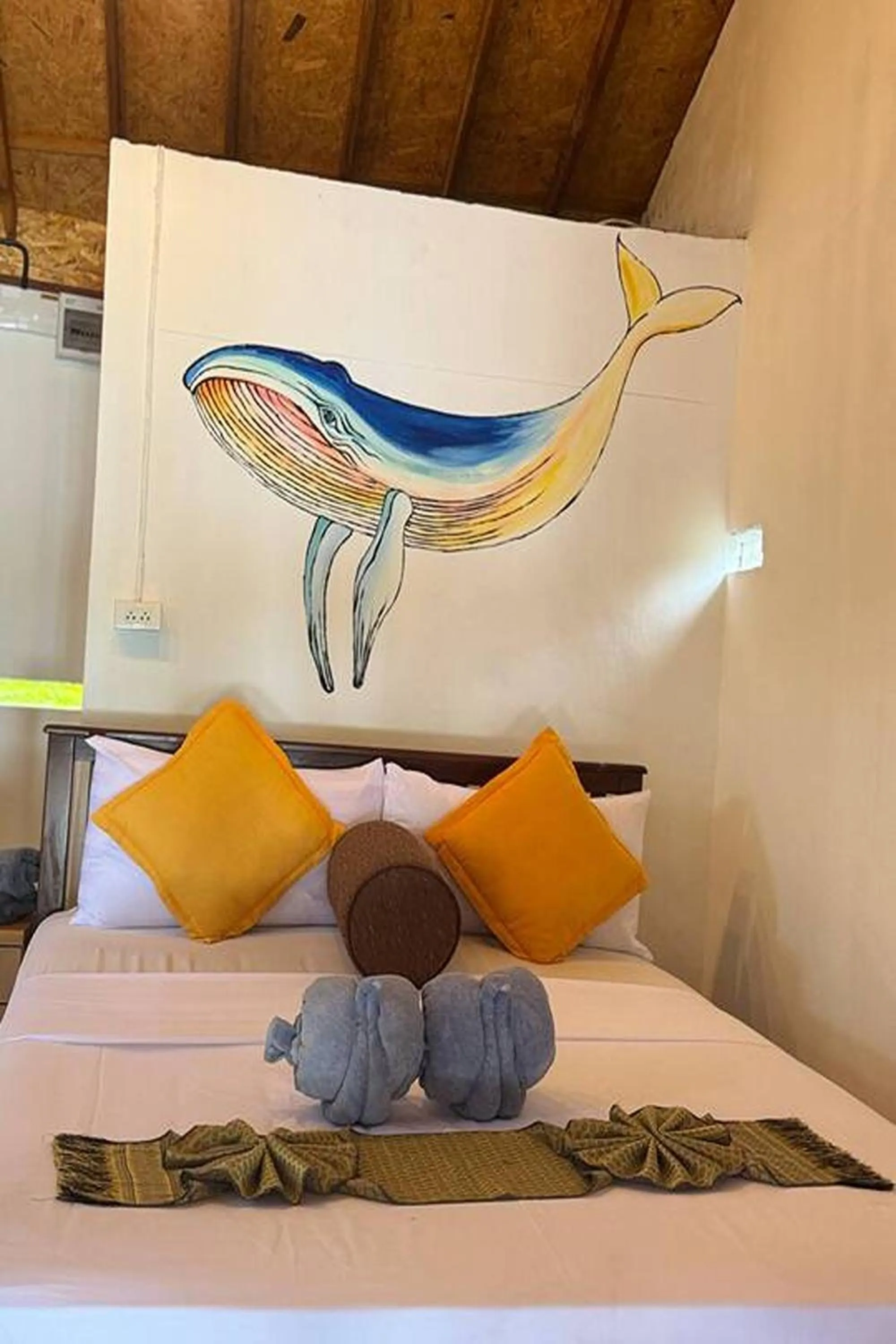 Bed in Klong Jark Bungalows