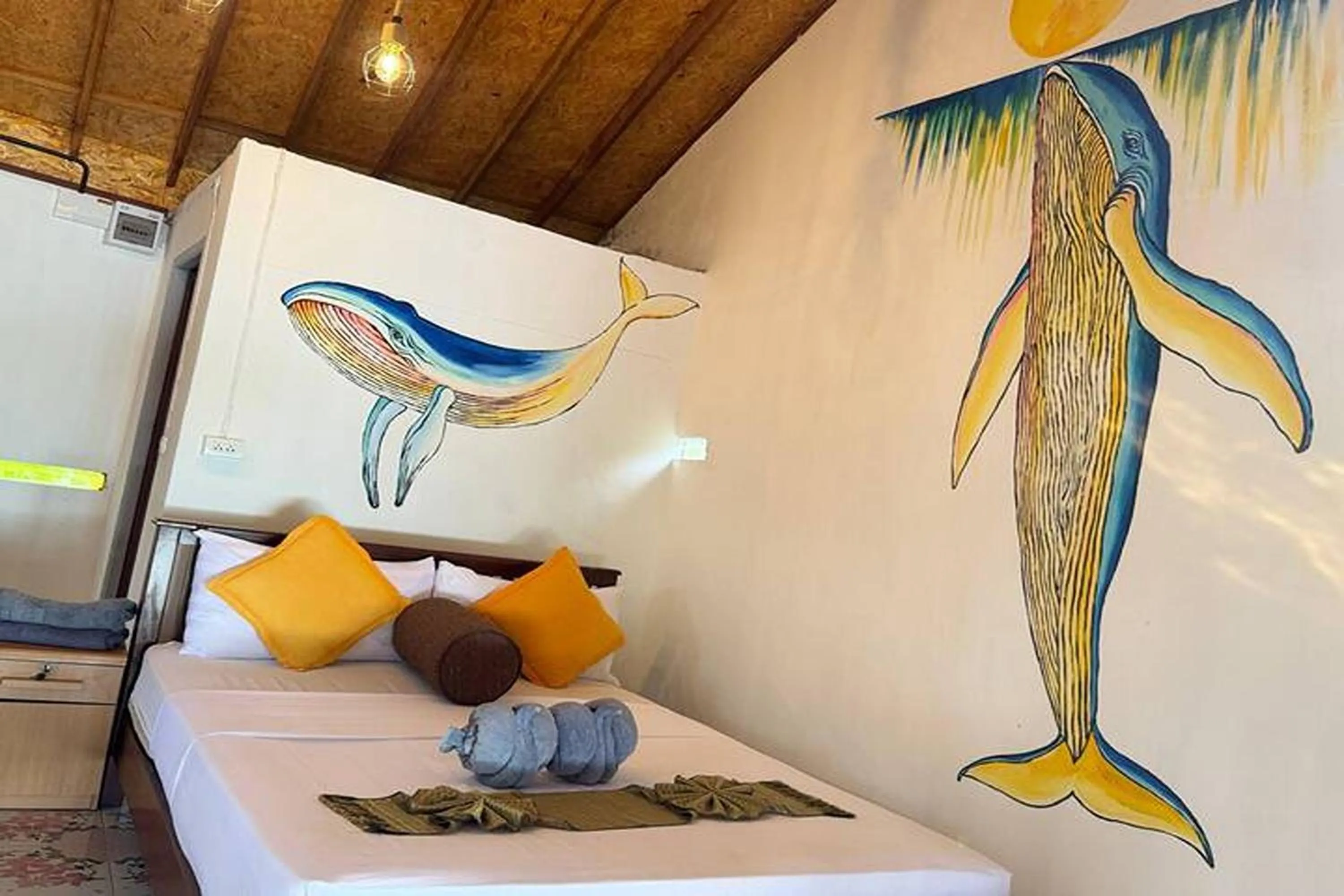 Bed in Klong Jark Bungalows