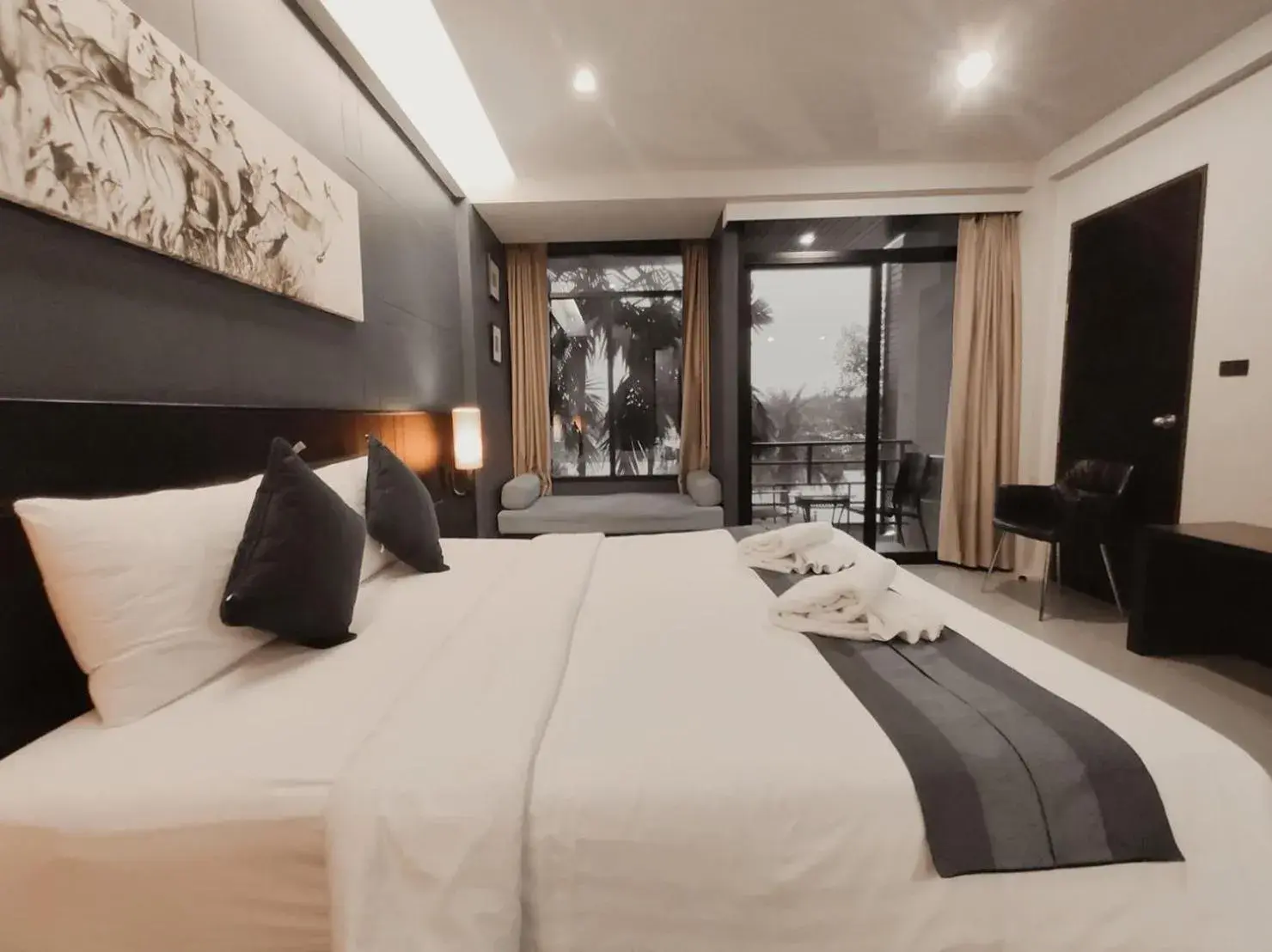 Bed in The Tama Hotel- SHA Plus Bed in The Tama Hotel- SHA Plus