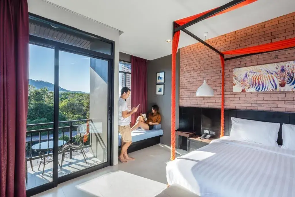 Bed in The Tama Hotel- SHA Plus Bed in The Tama Hotel- SHA Plus