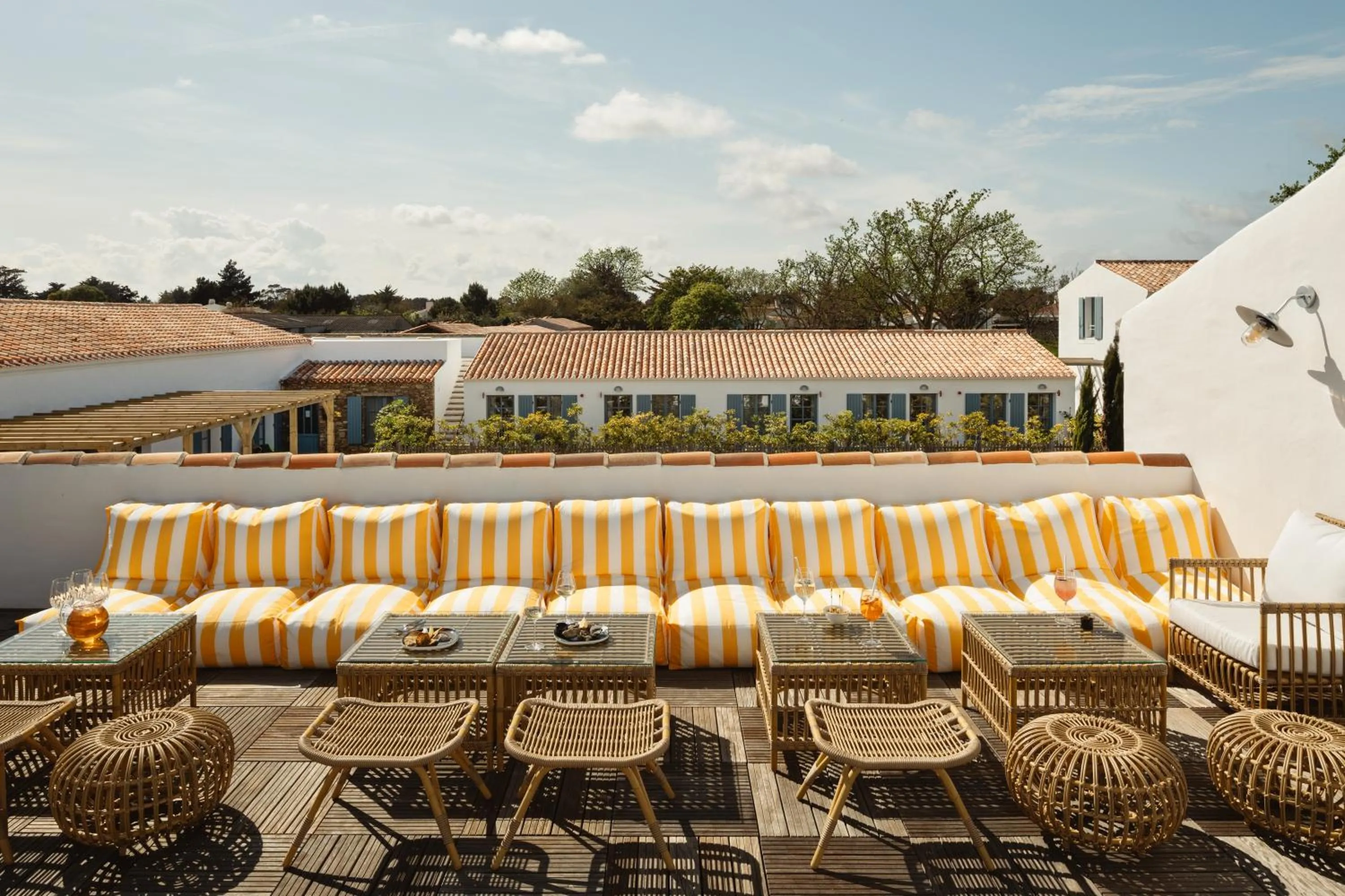 Balcony/Terrace in La Mission Hôtel & SPA - l'île d'Yeu