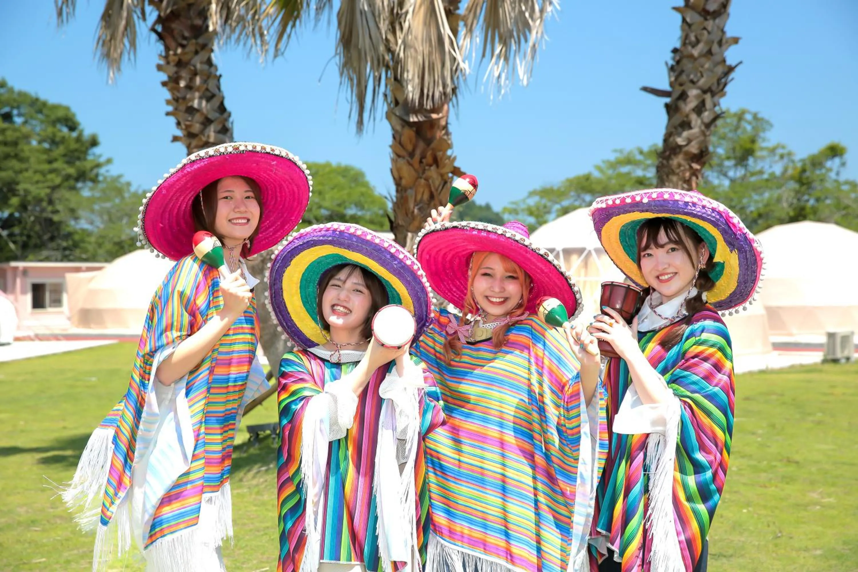 group of guests in TACO GLAMP