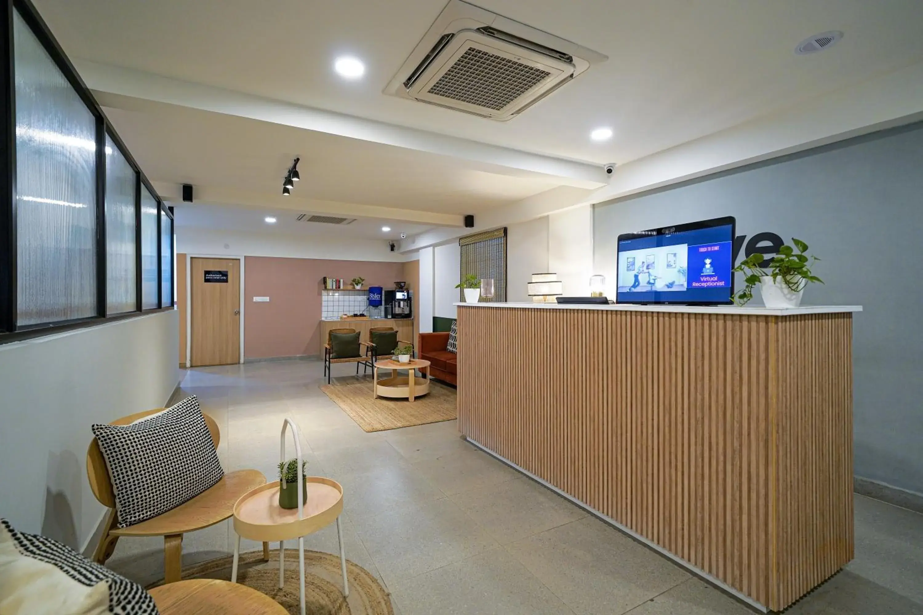 Lobby or reception in Olive Zip Koramangala 4th Block by Embassy Group Lobby or reception in Olive Zip Koramangala 4th Block by Embassy Group