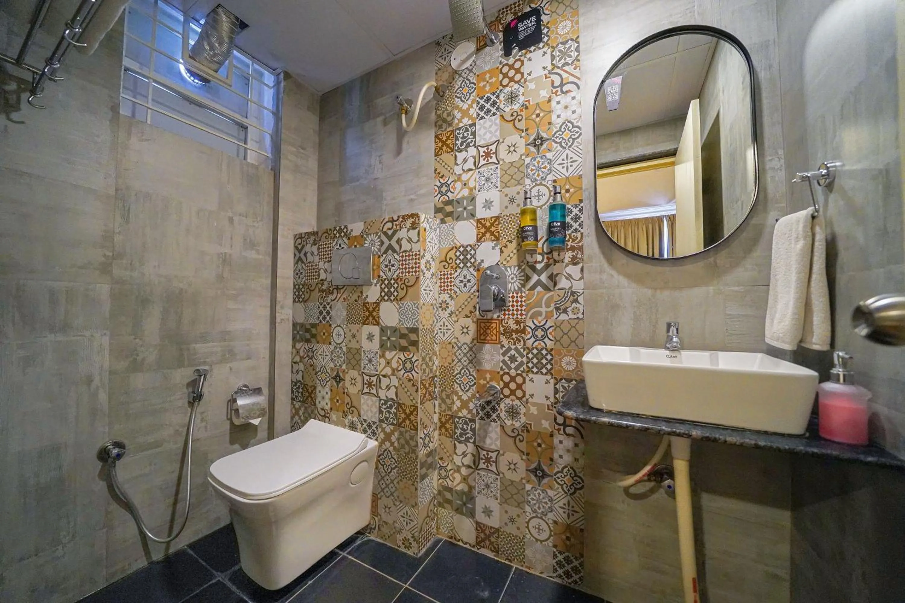 Toilet in Olive Zip Koramangala 4th Block by Embassy Group