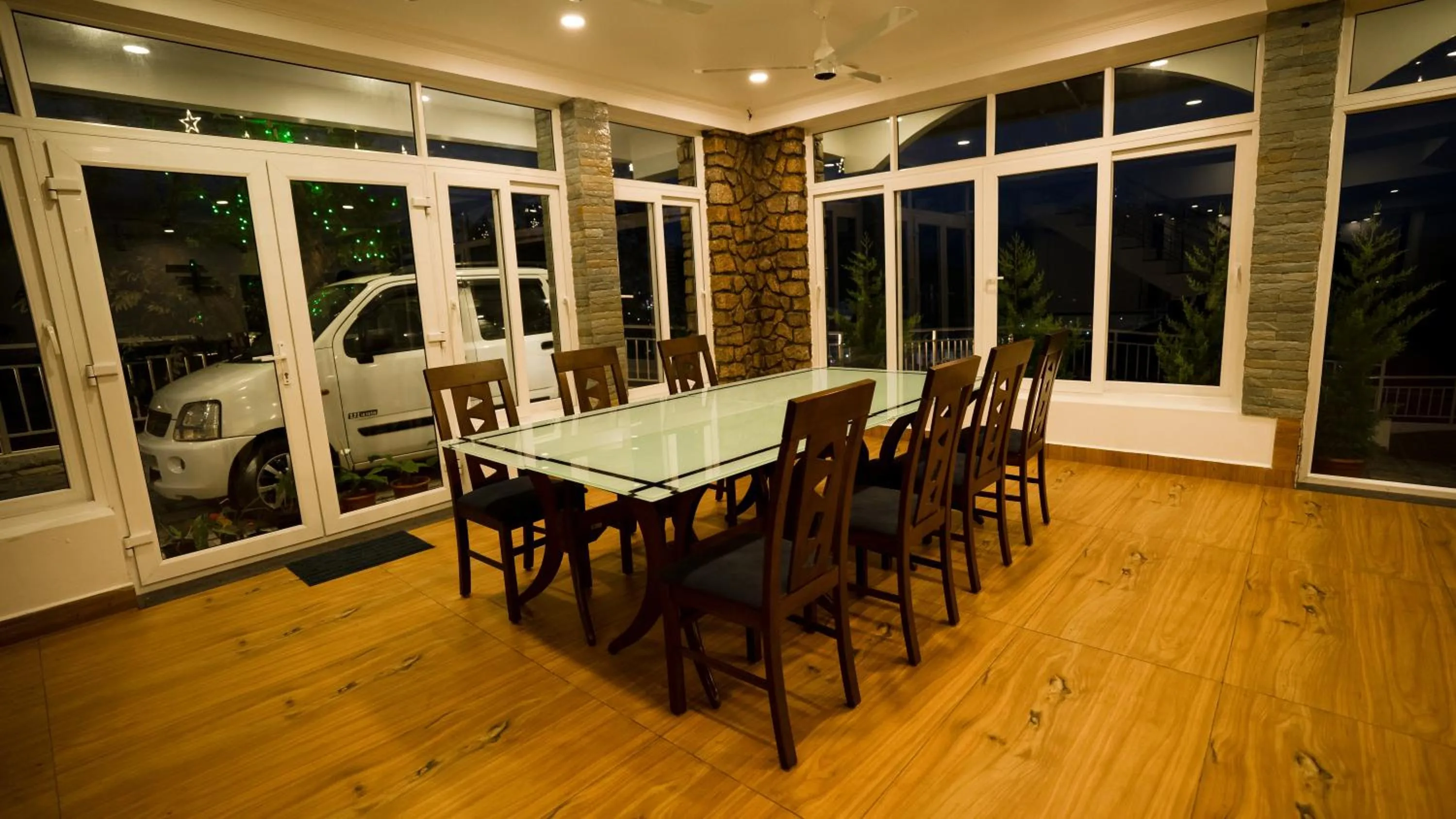 Living room in Carmel Top Munnar