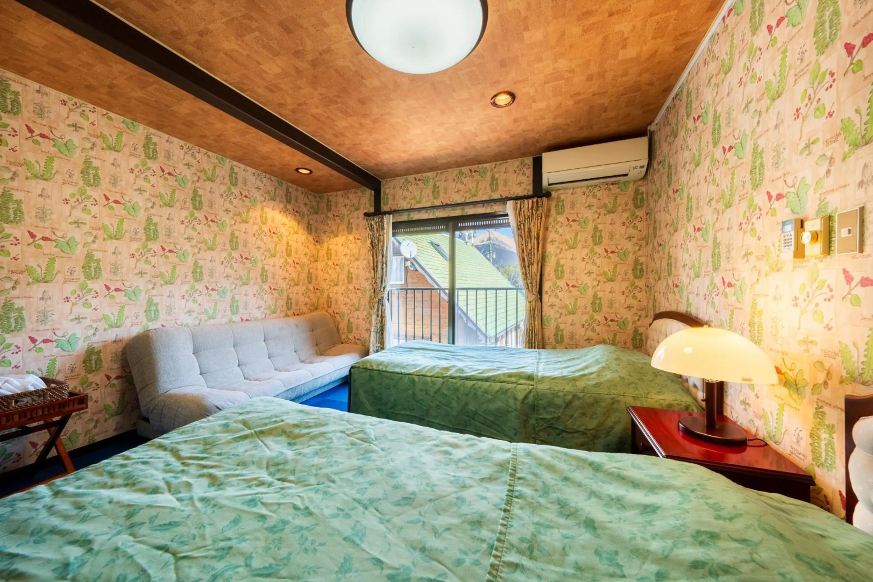 Bed in Pension Yufuin