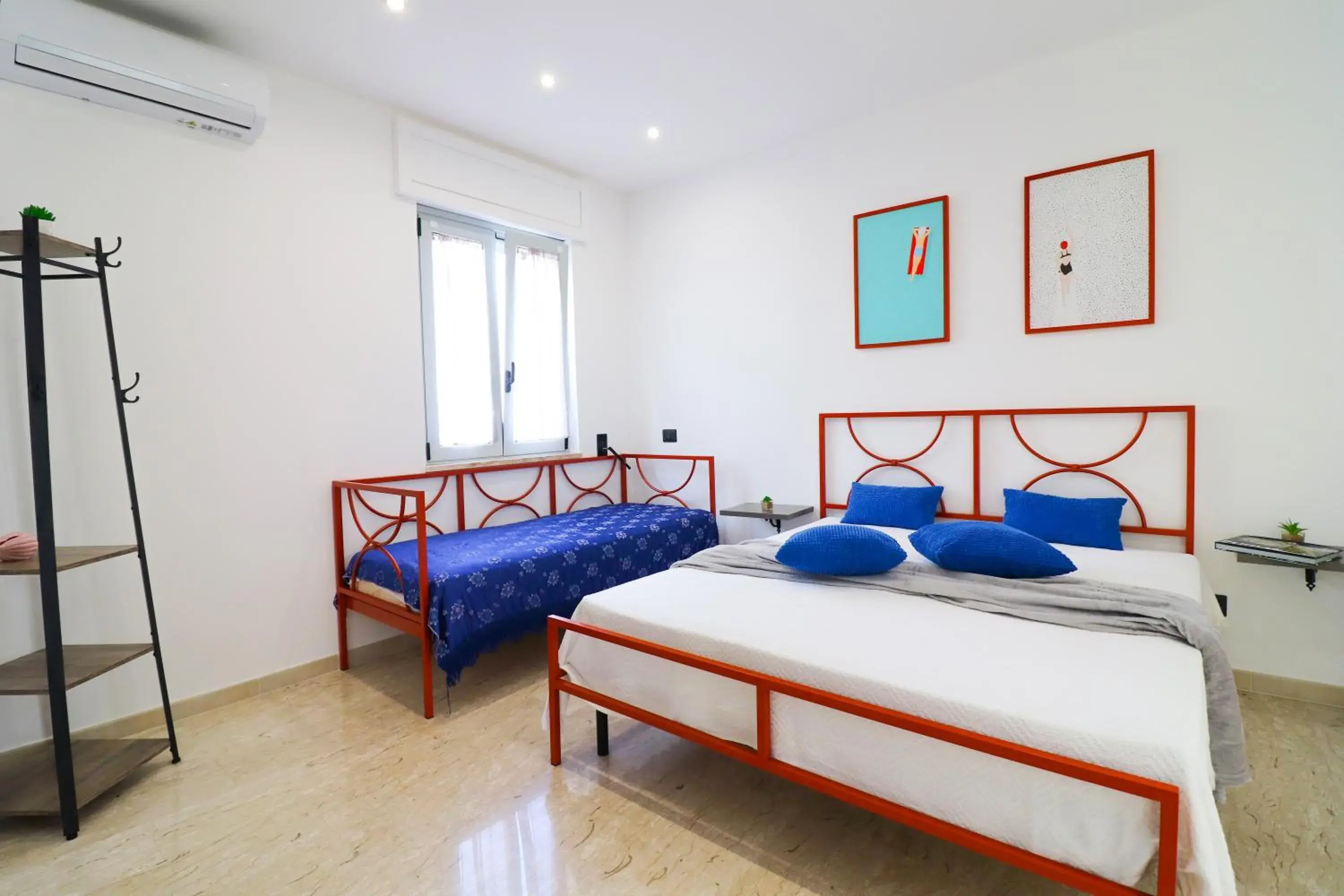 Bed in Casa Malika Space, Comfort Mediterranean Charm in the Heart of Otranto Bed in Casa Malika Space, Comfort Mediterranean Charm in the Heart of Otranto