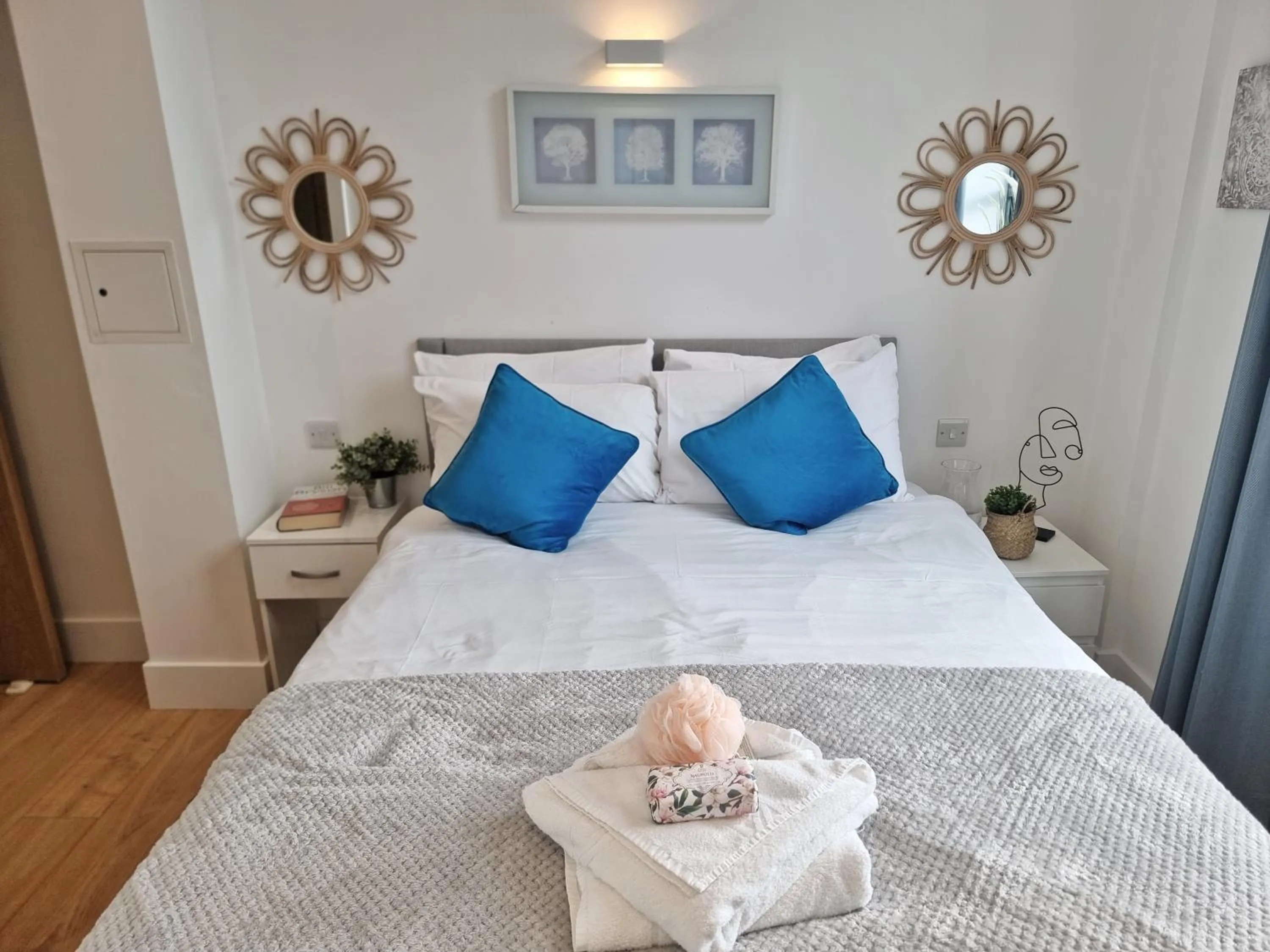 Bed in Shard View Apartments