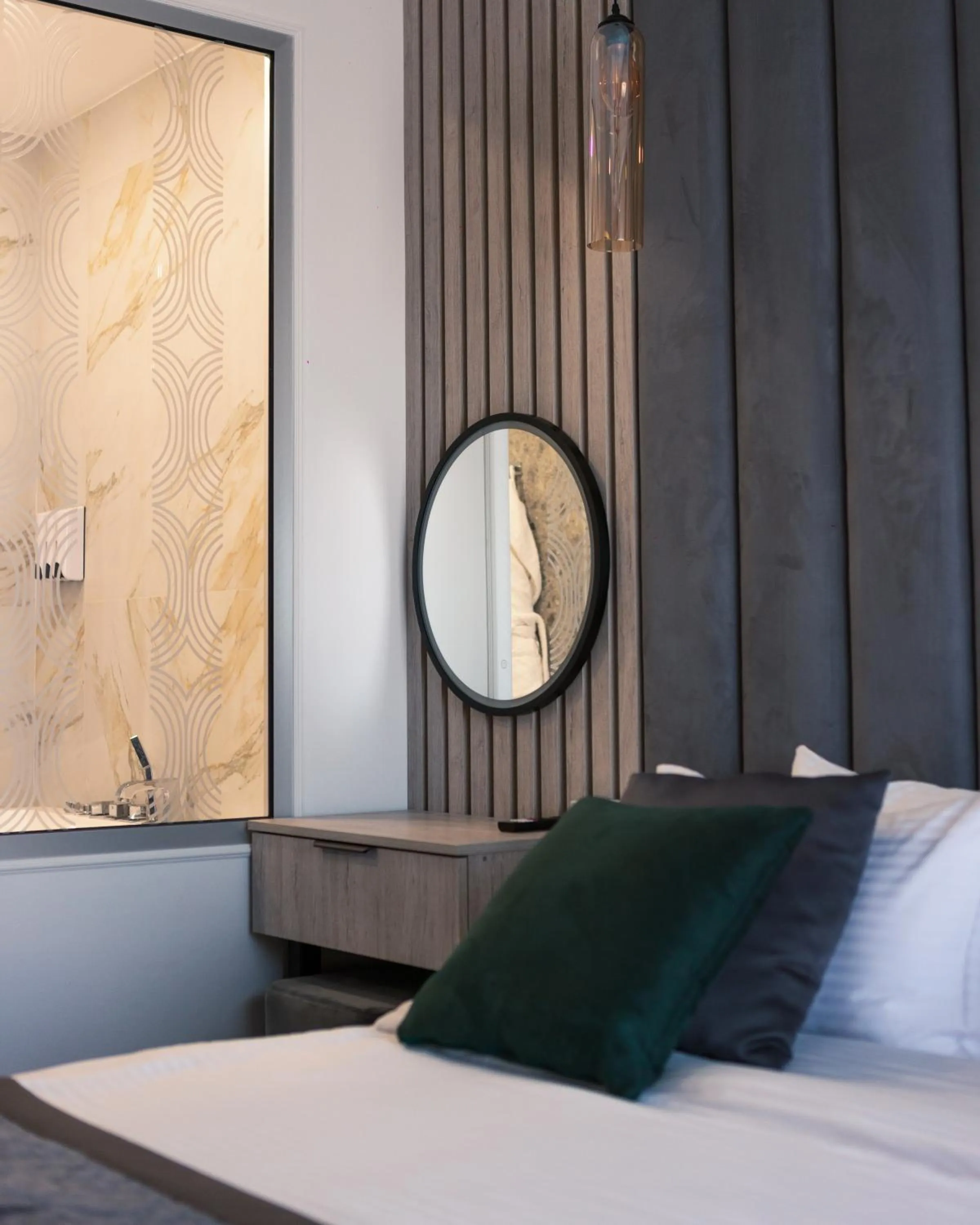 Bed in Dynasty Hotel & SPA