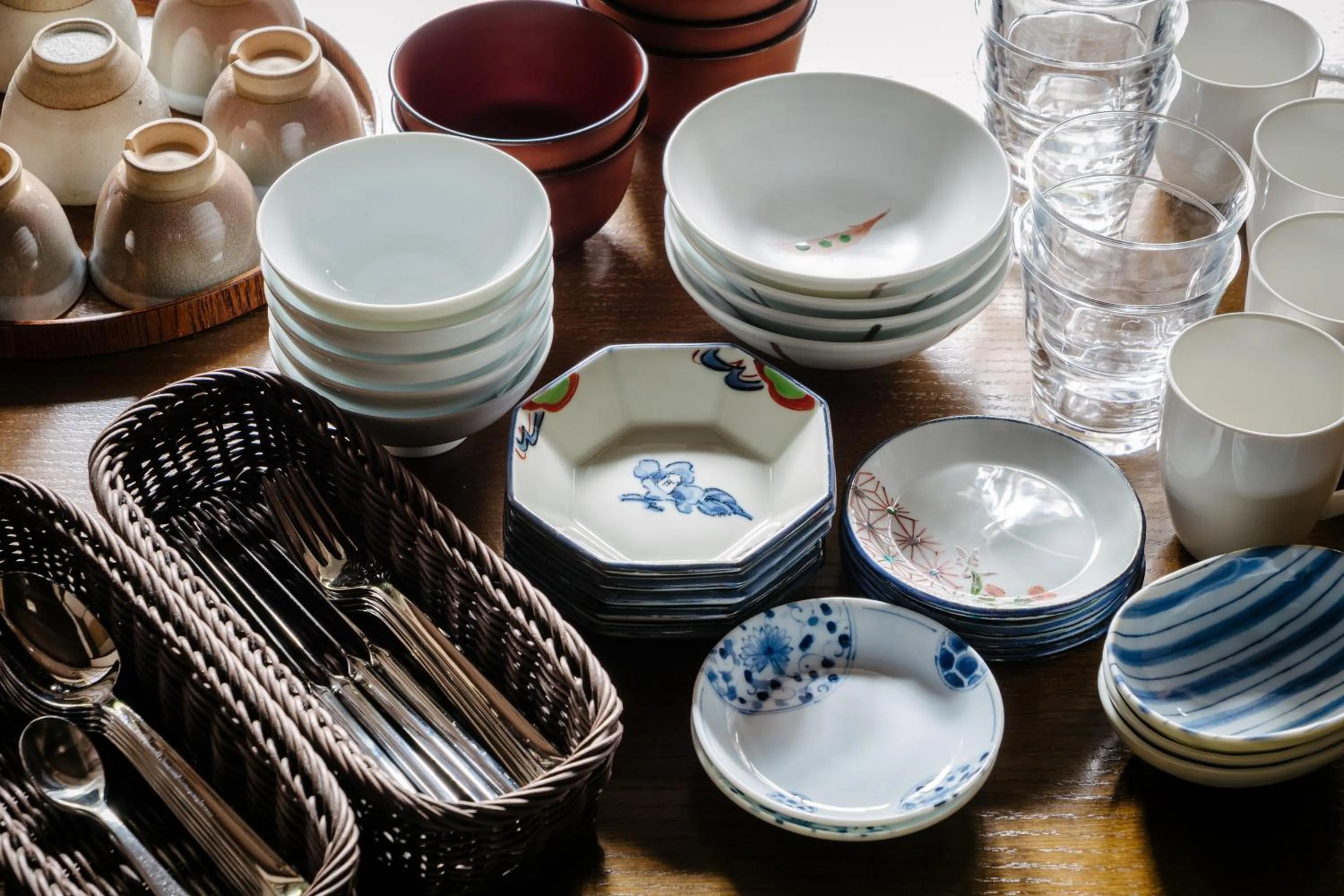 Kitchen or kitchenette in Momohana an Machiya House