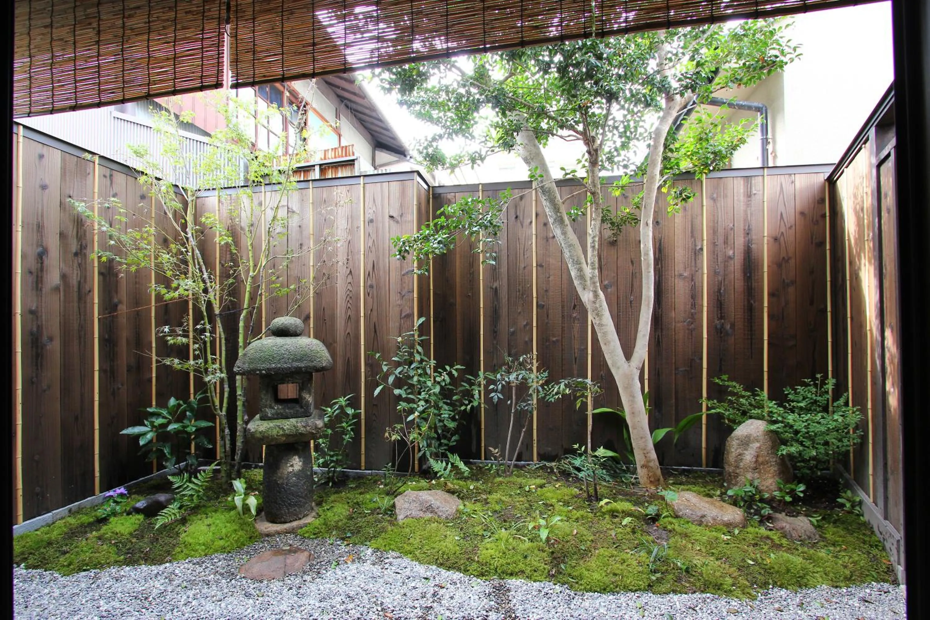 Garden view in Momohana an Machiya House