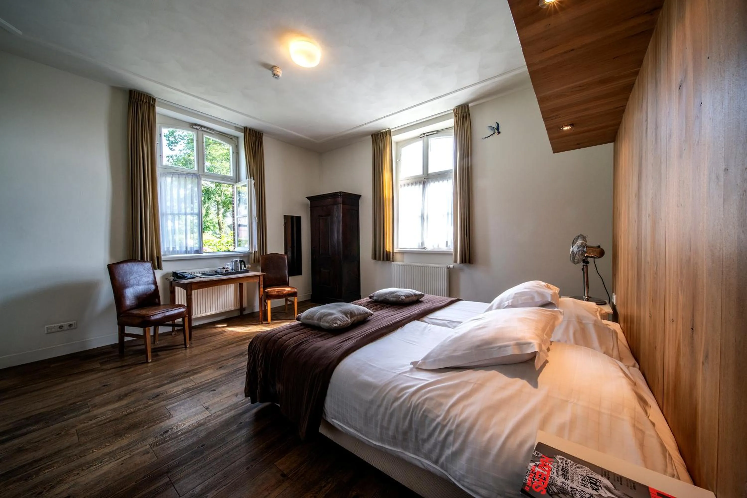 Bed in Herberg de Brabantse Kluis