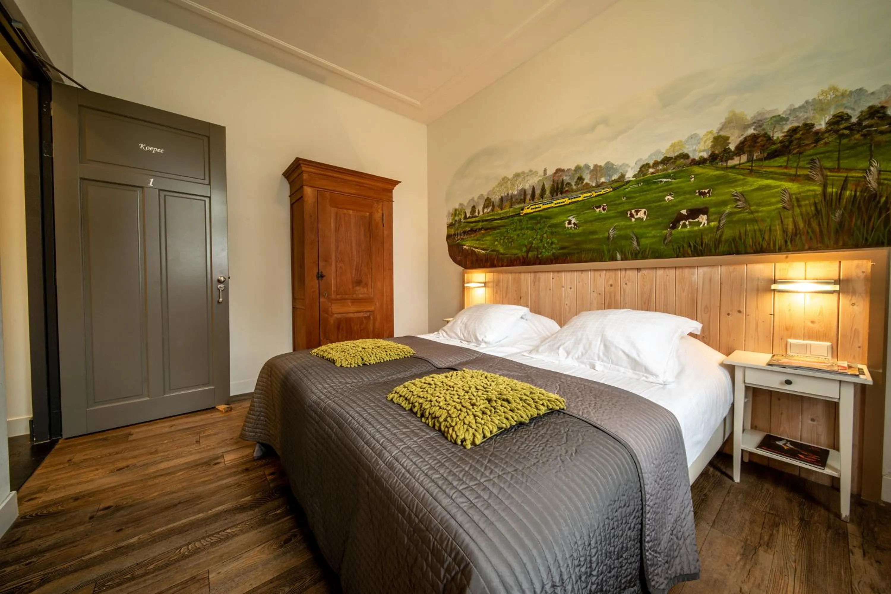 Bed in Herberg de Brabantse Kluis