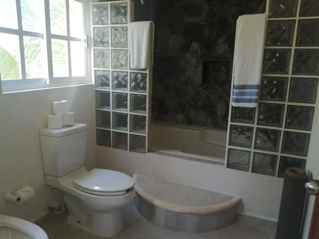 Toilet in Casa Cenote Hotel