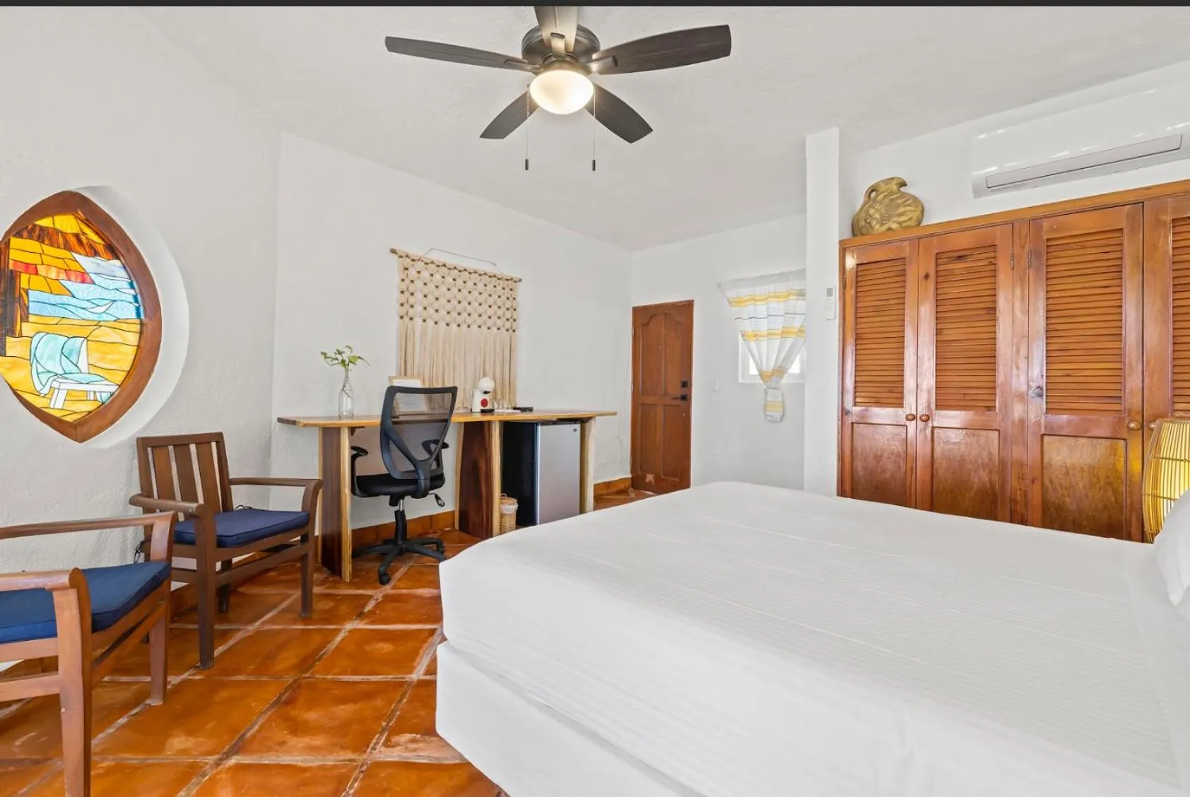 Bed in Casa Cenote Hotel