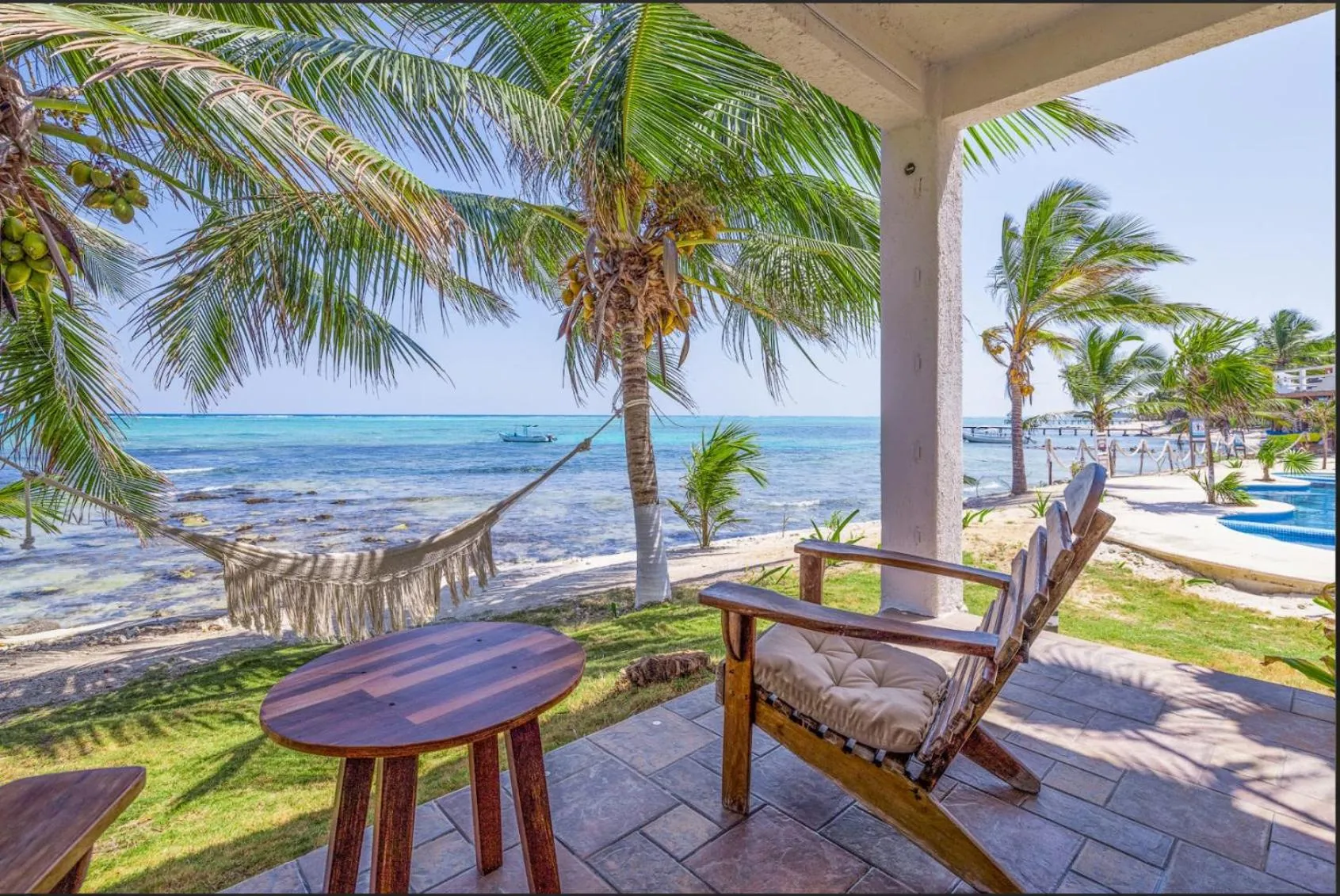 Balcony/Terrace in Casa Cenote Hotel