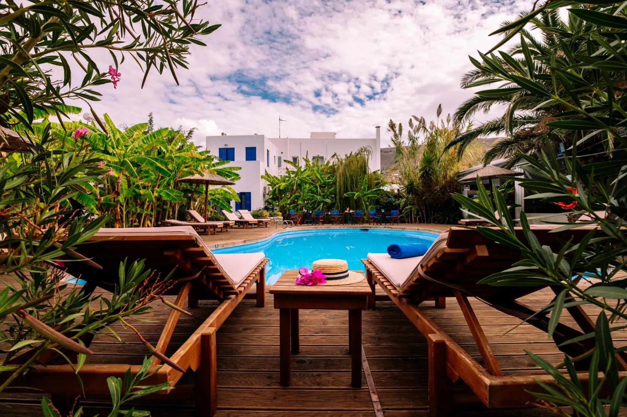 Pool view in Casa Di Roma