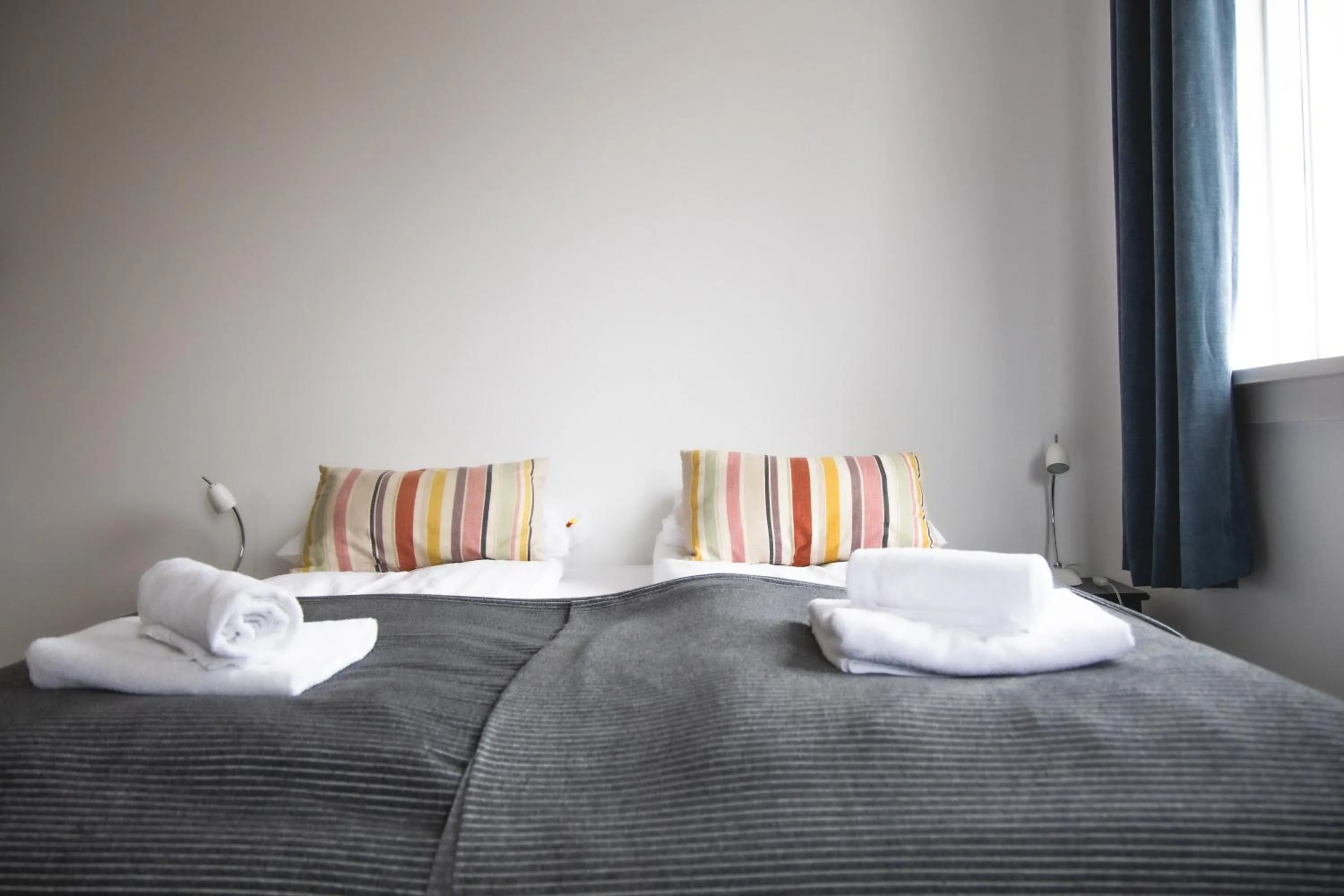 Bed in Setrið Guesthouse