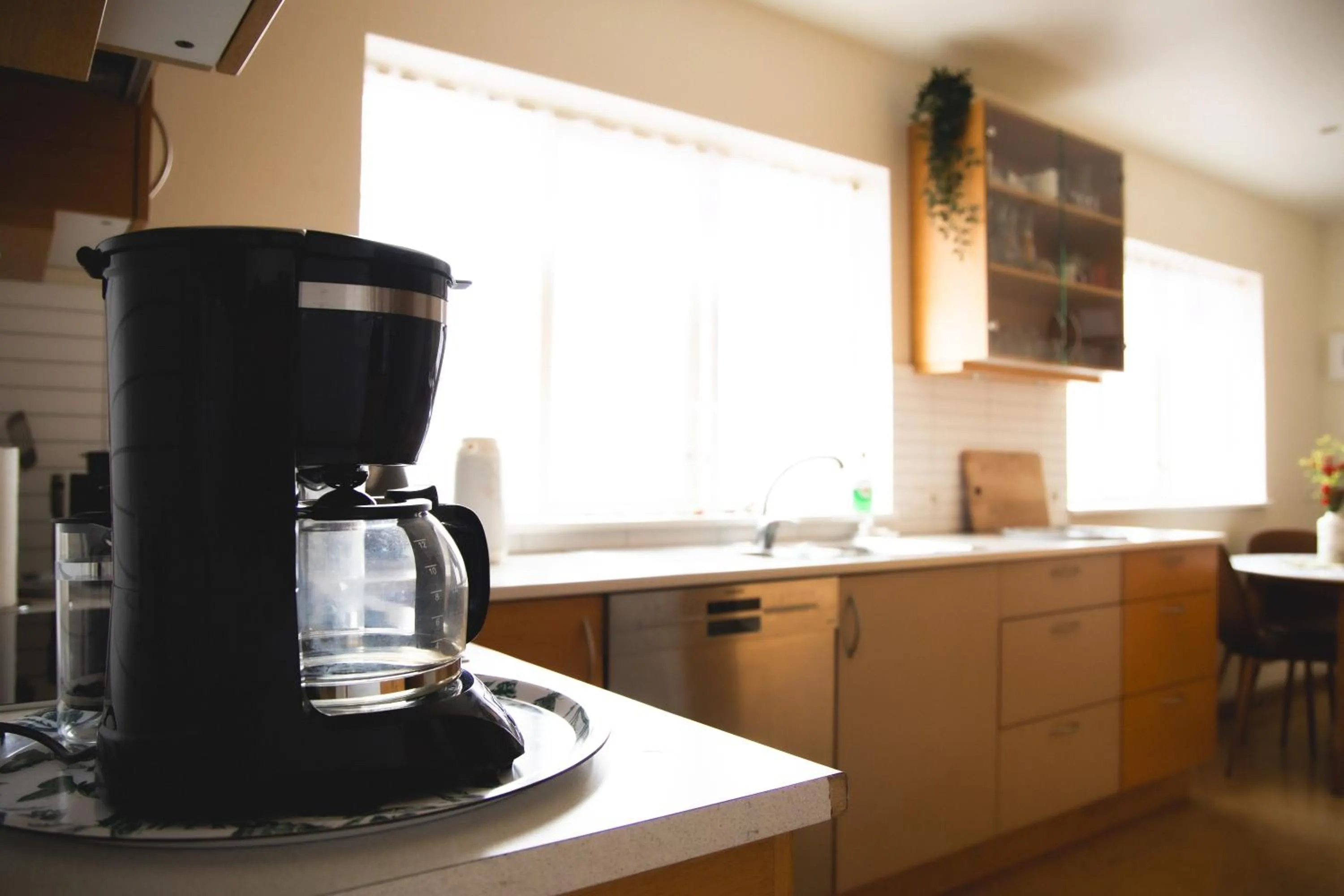 Coffee/tea facilities in Setrið Guesthouse