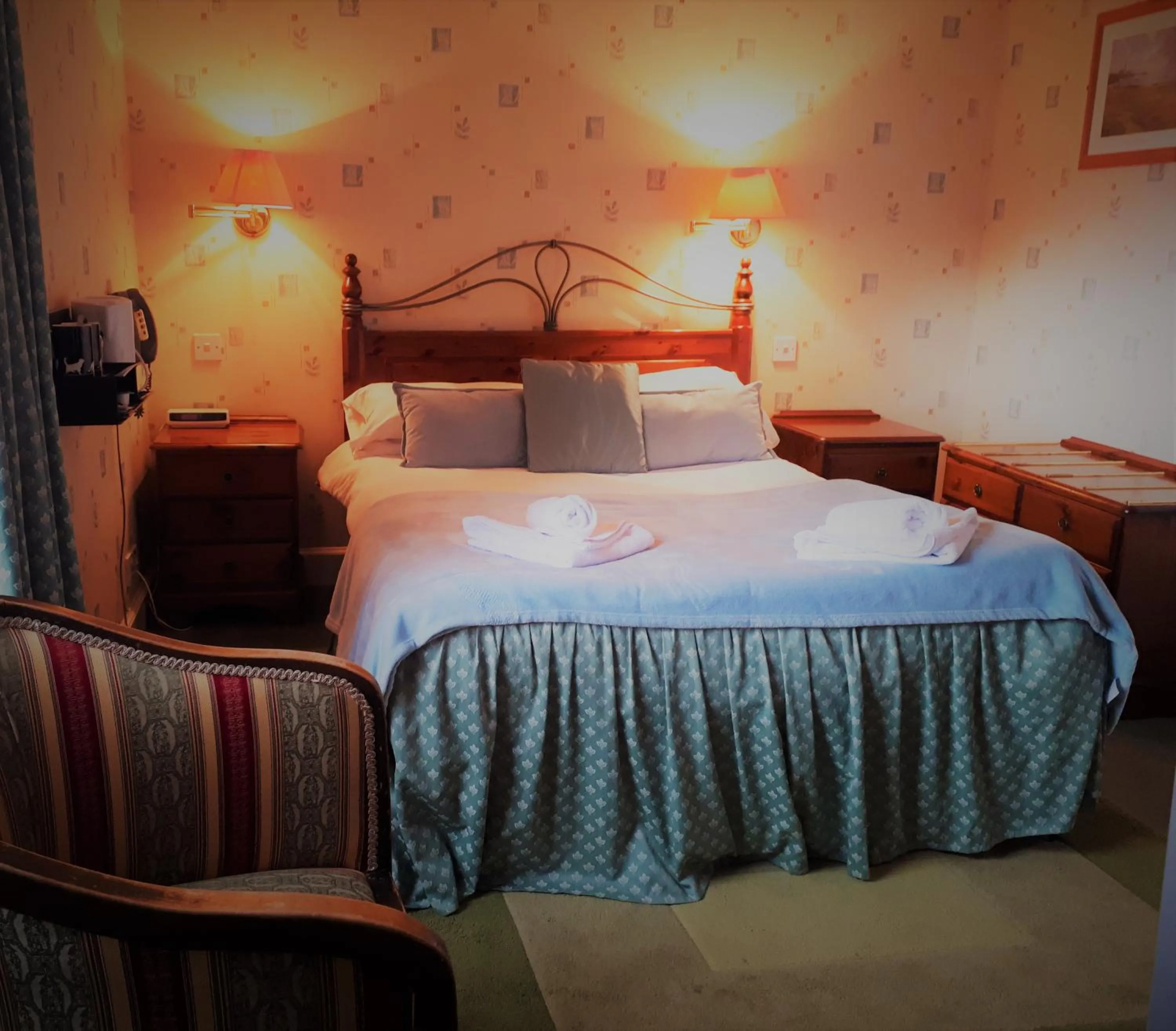 Bed in The Imperial Hotel