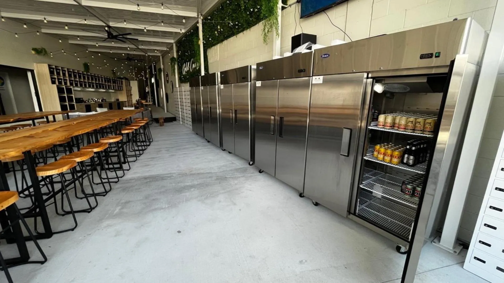 Kitchen or kitchenette in Capsuleaccom Hostel