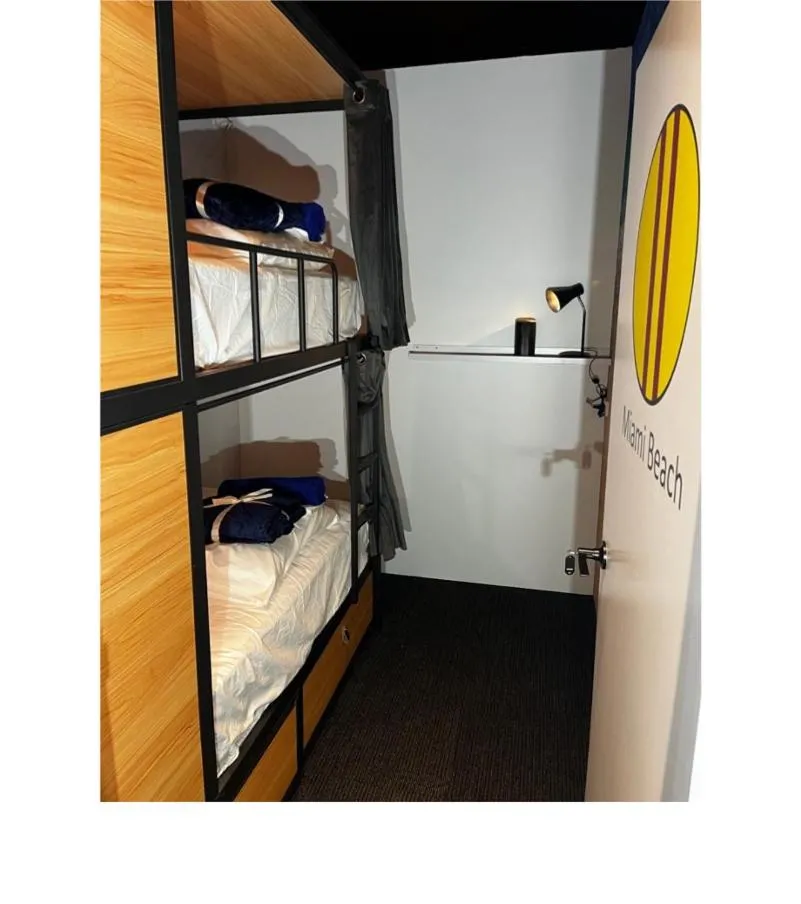Photo of the whole room, Bed in Capsuleaccom Hostel