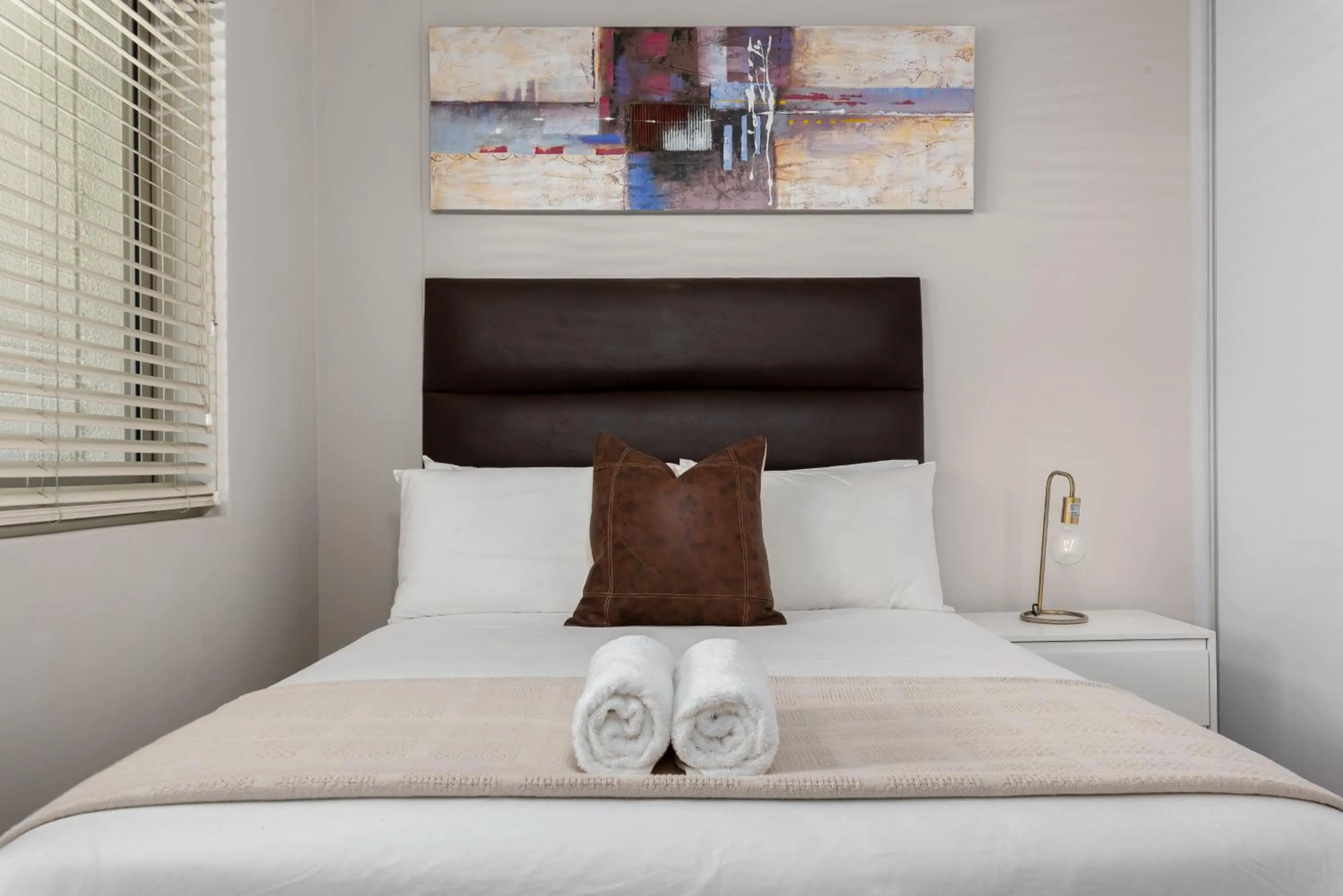 Bed in Harbour Edge Apartments