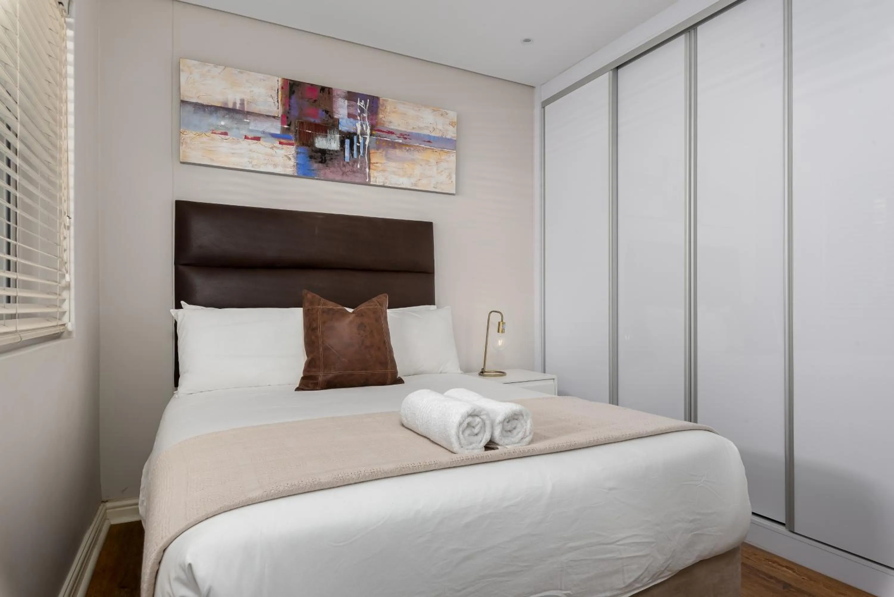 Bed in Harbour Edge Apartments